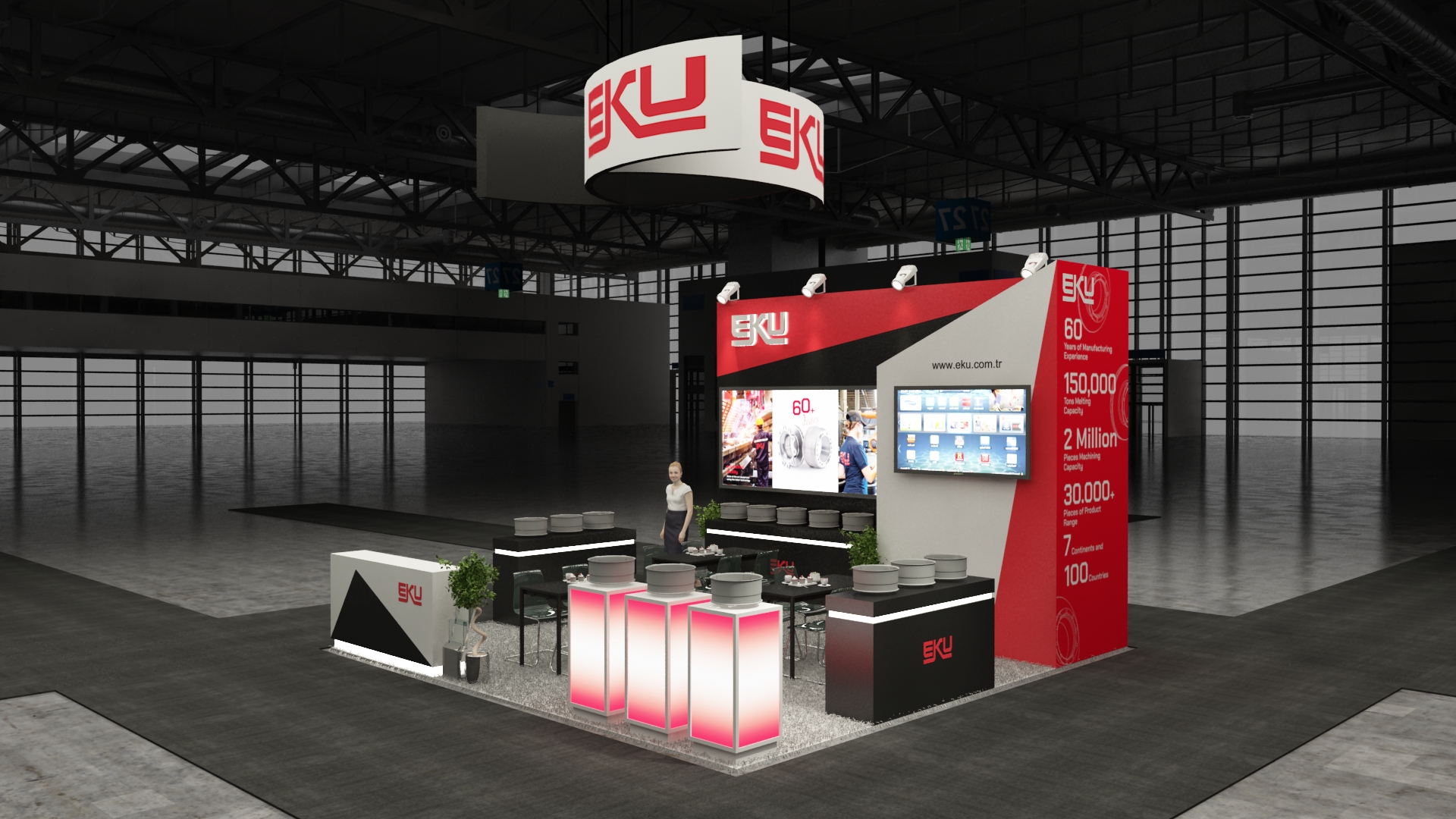 20×20 Exhibit Booth Rental 20-2005