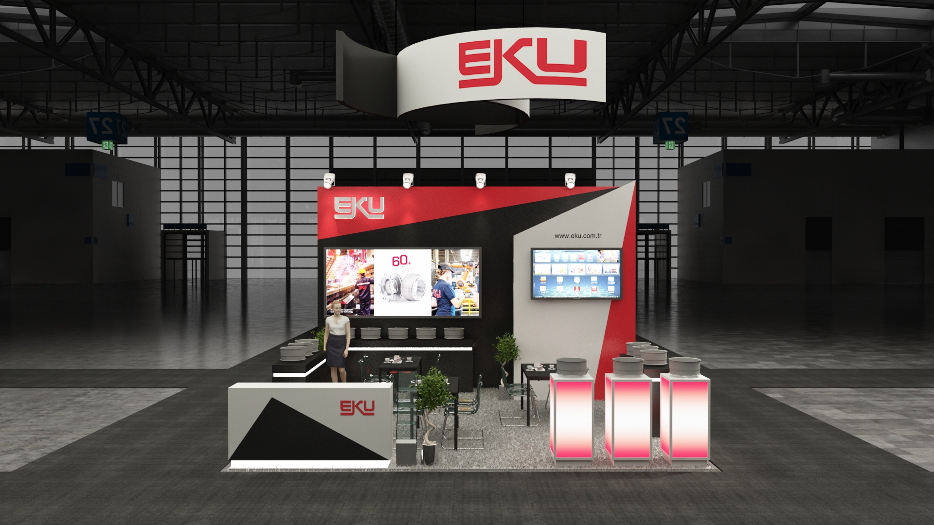 20×20 Exhibit Booth Rental 20-2005