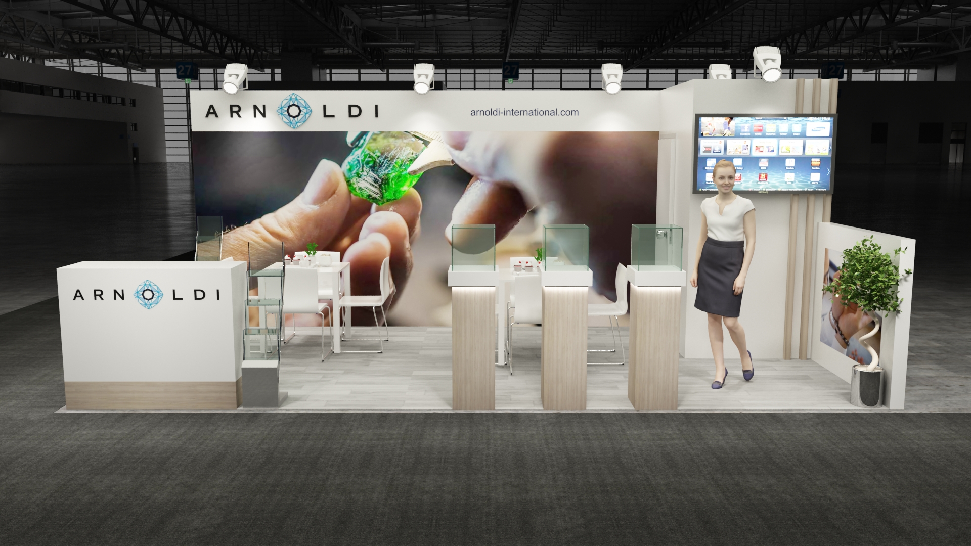 10×20 Exhibit Booth Rental 10-2003