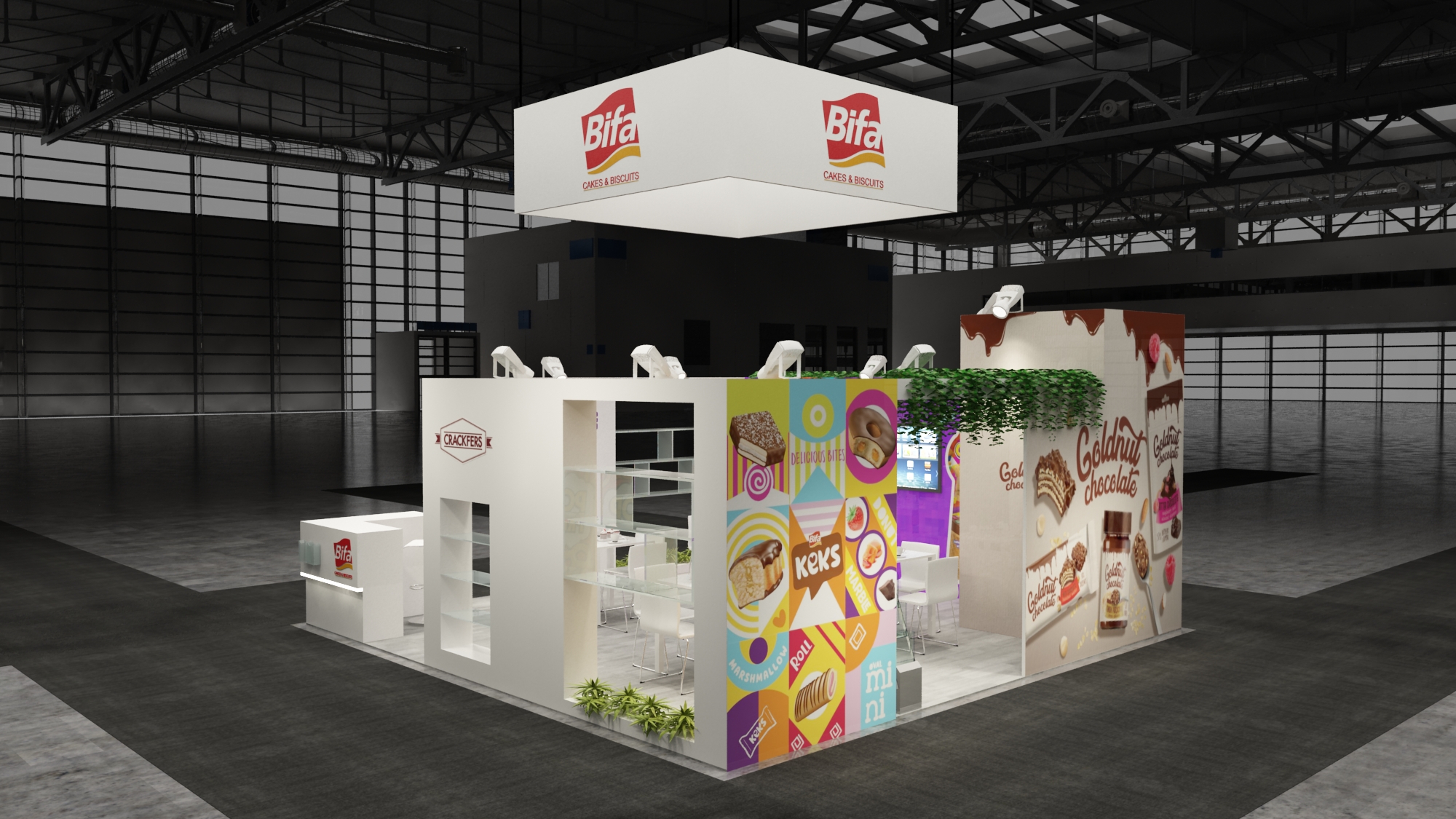 20×20 Exhibit Booth Rental 20-2002