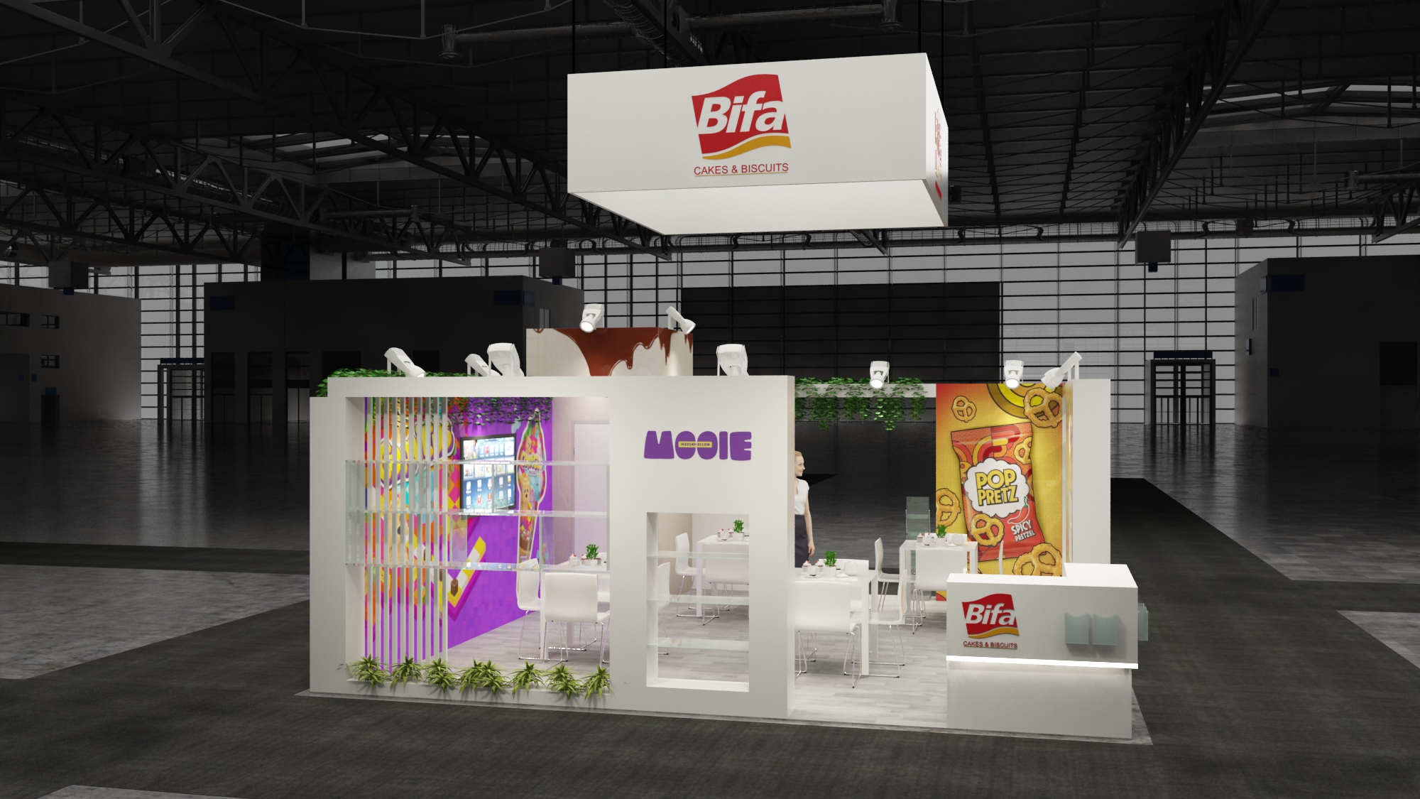 20×20 Exhibit Booth Rental 20-2002