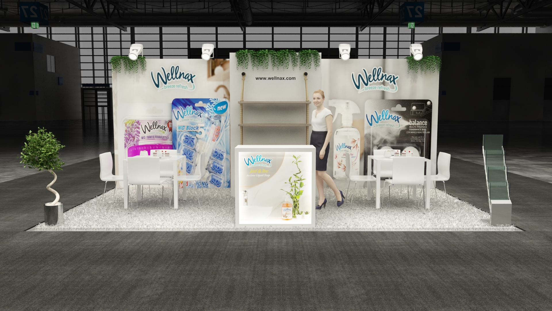 10×20 Exhibit Booth Rental 10-2002
