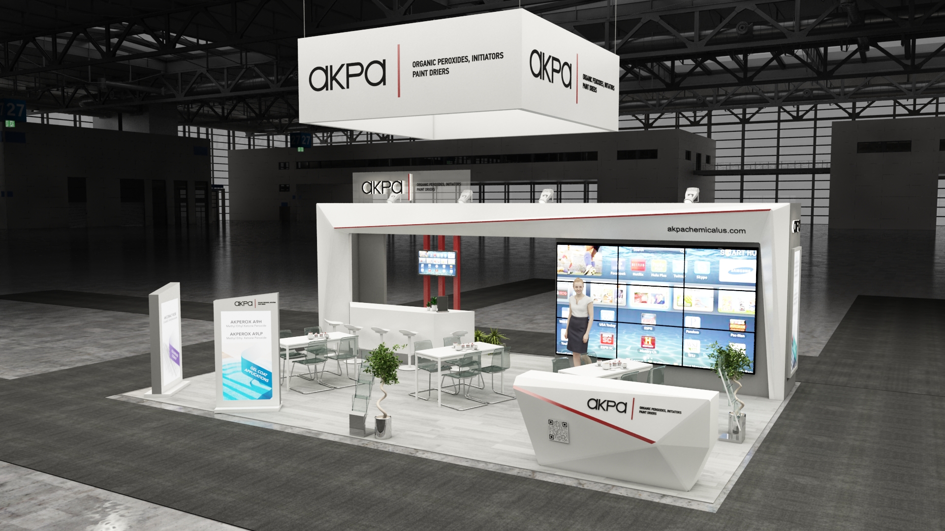 20×30 Exhibit Booth Rental 20-3001
