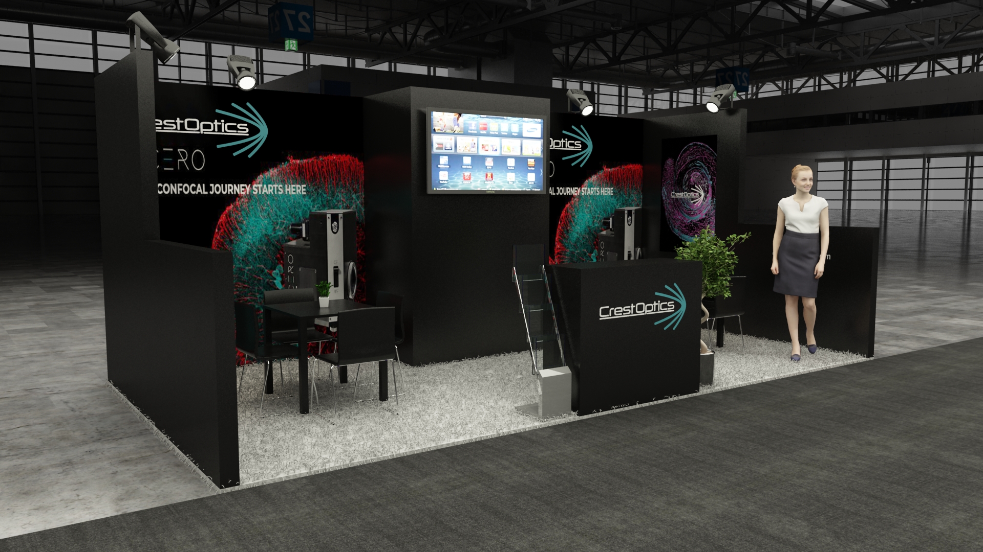 10×20 Exhibit Booth Rental 10-2001