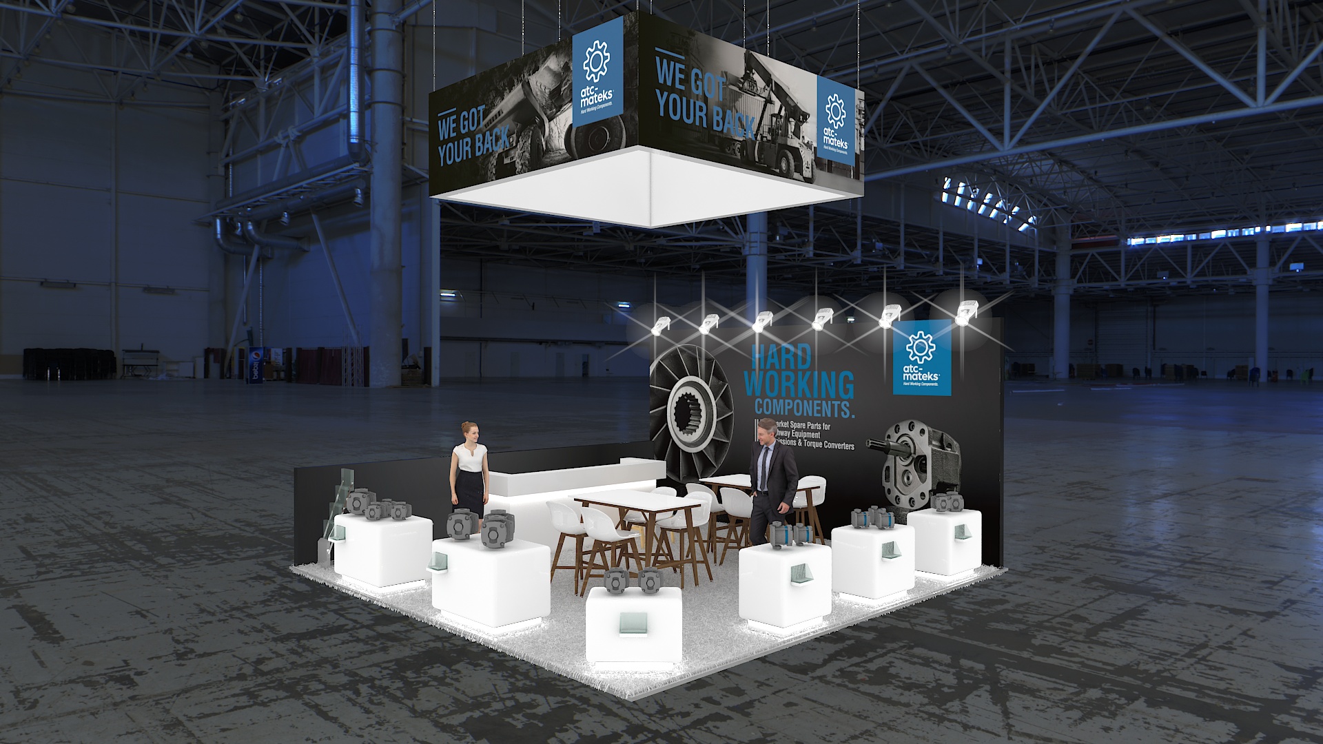 20×20 Exhibit Booth Rental 20-2003