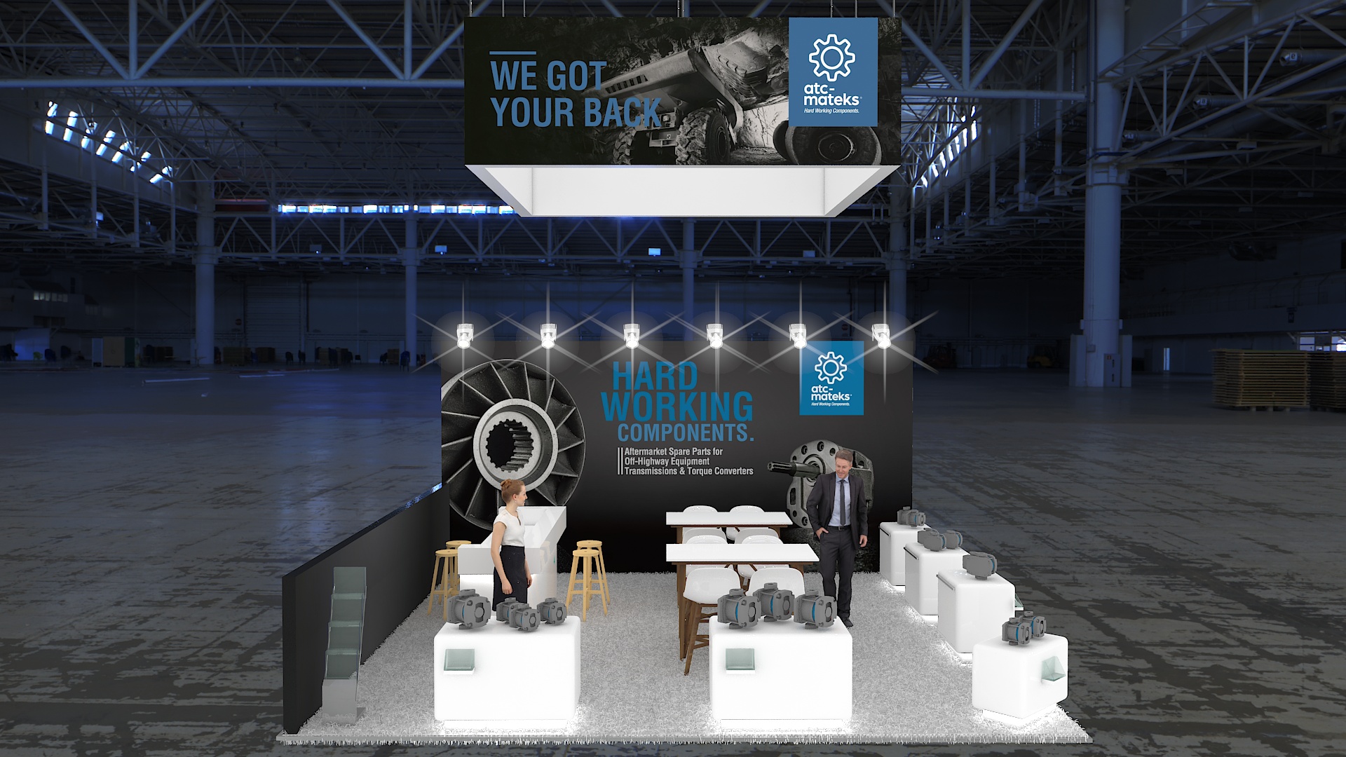 20×20 Exhibit Booth Rental 20-2003