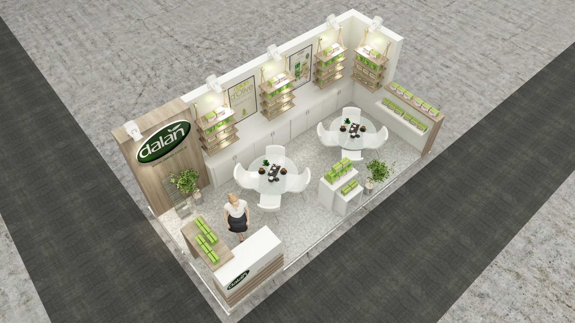 10×20 Exhibit Booth Rental 10-2009