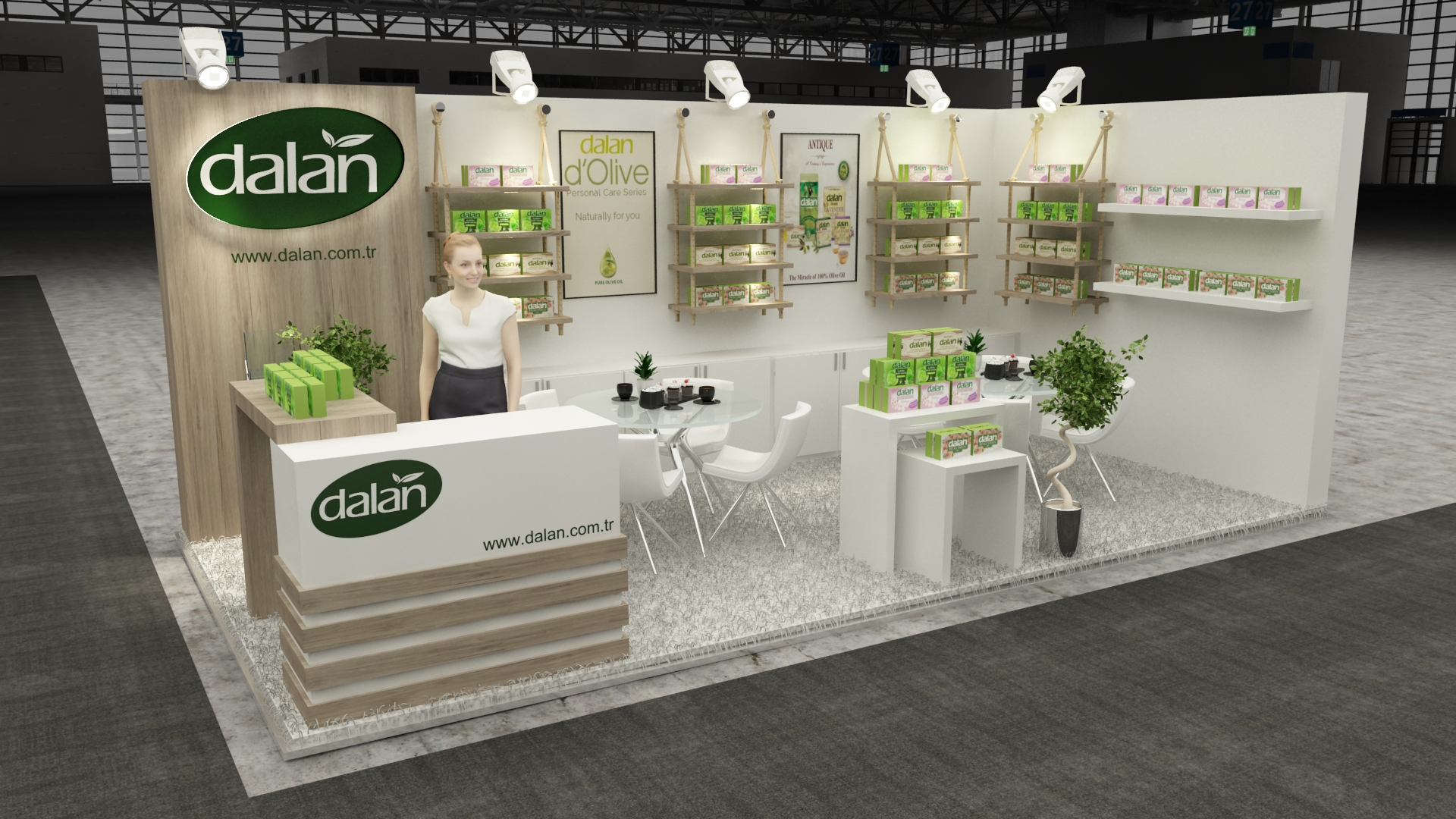 10×20 Exhibit Booth Rental 10-2038