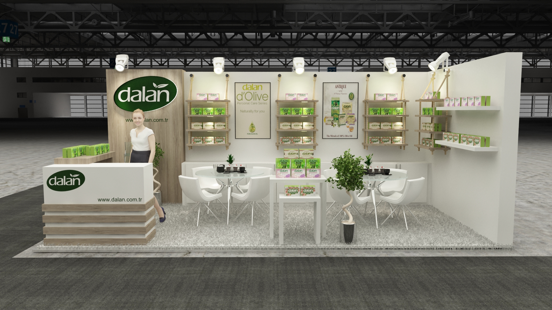 10×20 Exhibit Booth Rental 10-2038