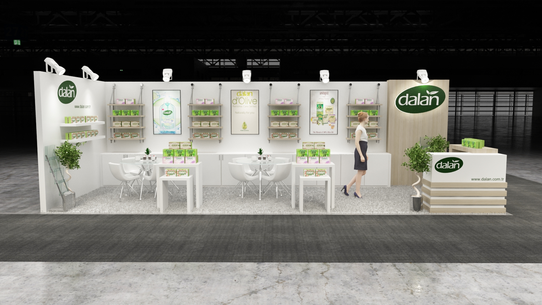 10×26 Exhibit Booth Rental 10-2601