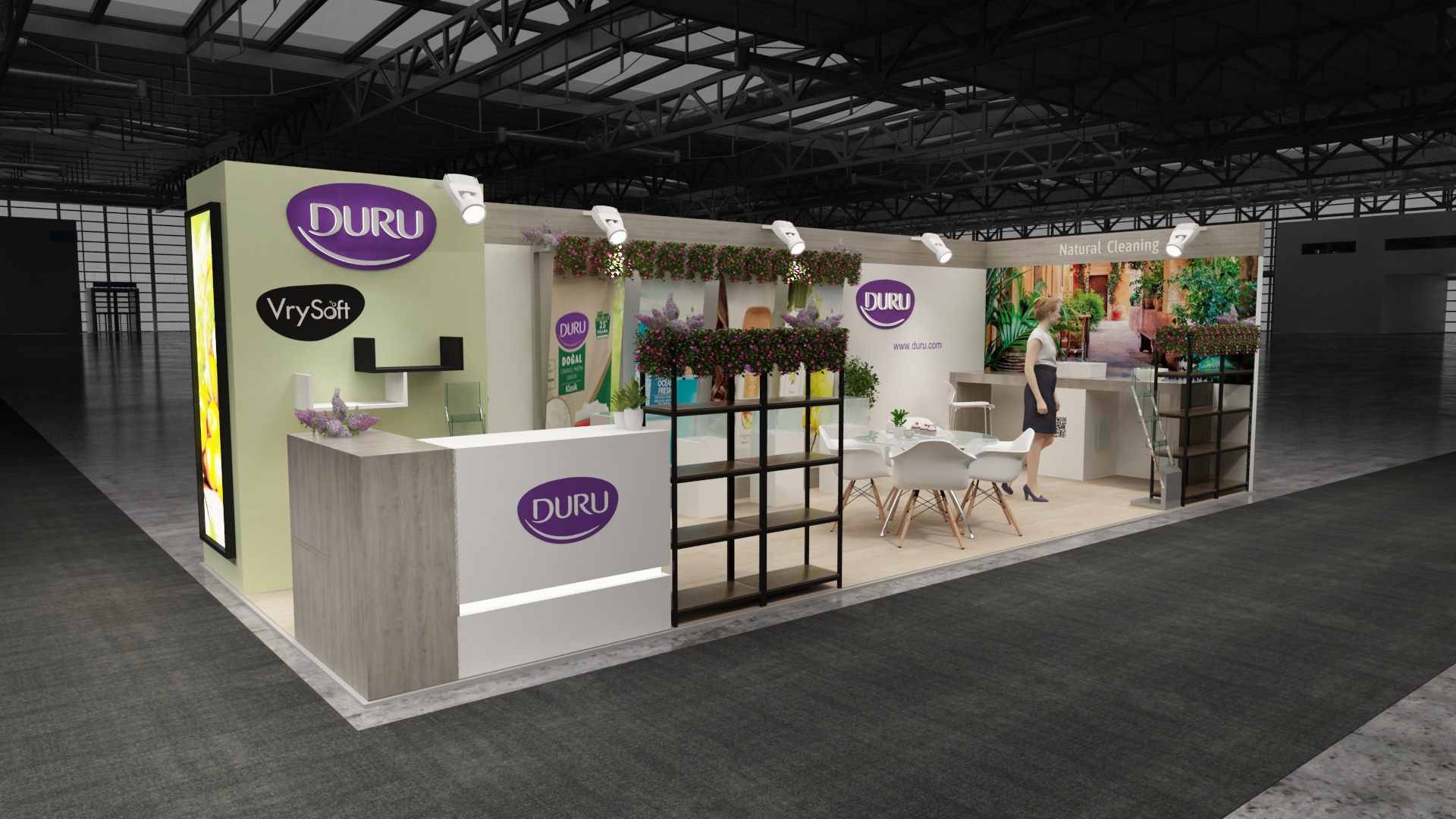 10×26 Exhibit Booth Rental 10-2602