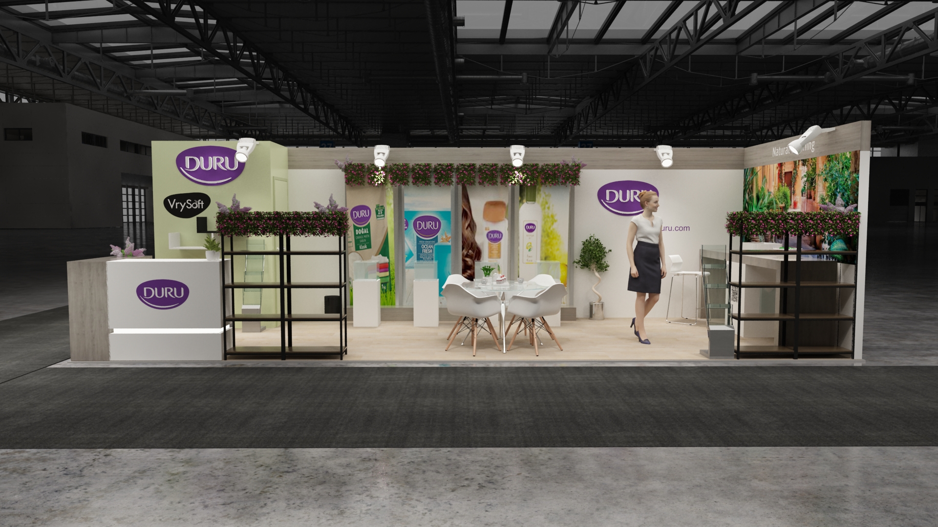 10×26 Exhibit Booth Rental 10-2602