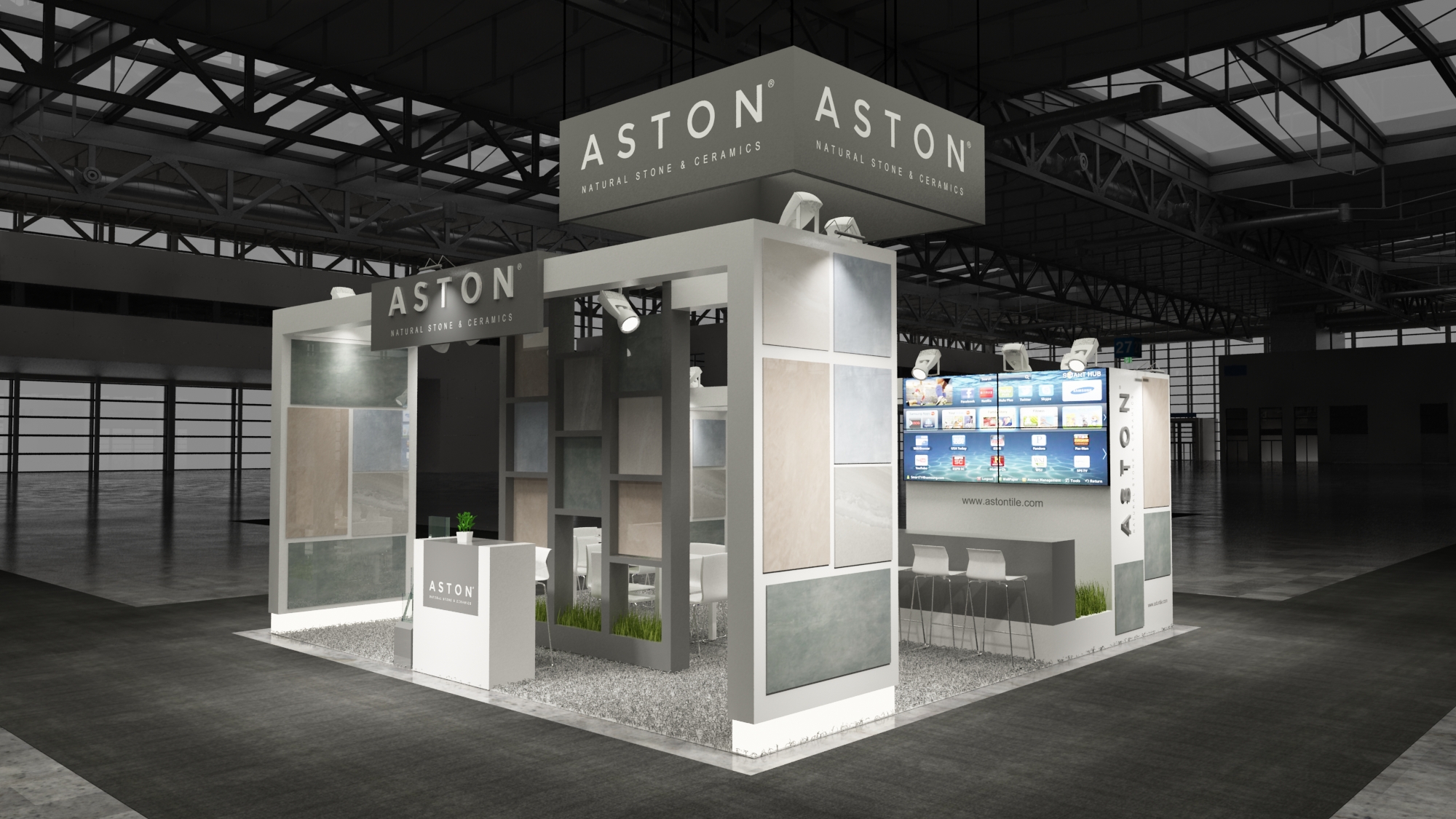 20×20 Exhibit Booth Rental 20-2004
