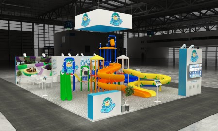 30×40 Exhibit Booth Rental 30-4001