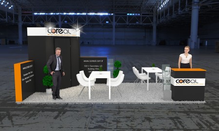 10×20 Exhibit Booth Rental 10-2017
