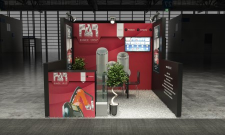 10×10 Exhibit Booth Rental 10-1009