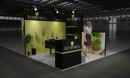 10×10 Exhibit Booth Rental 10-1006
