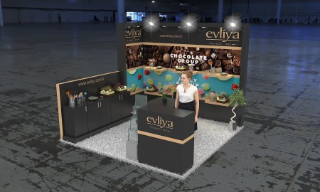 10×10 Exhibit Booth Rental 10-1011