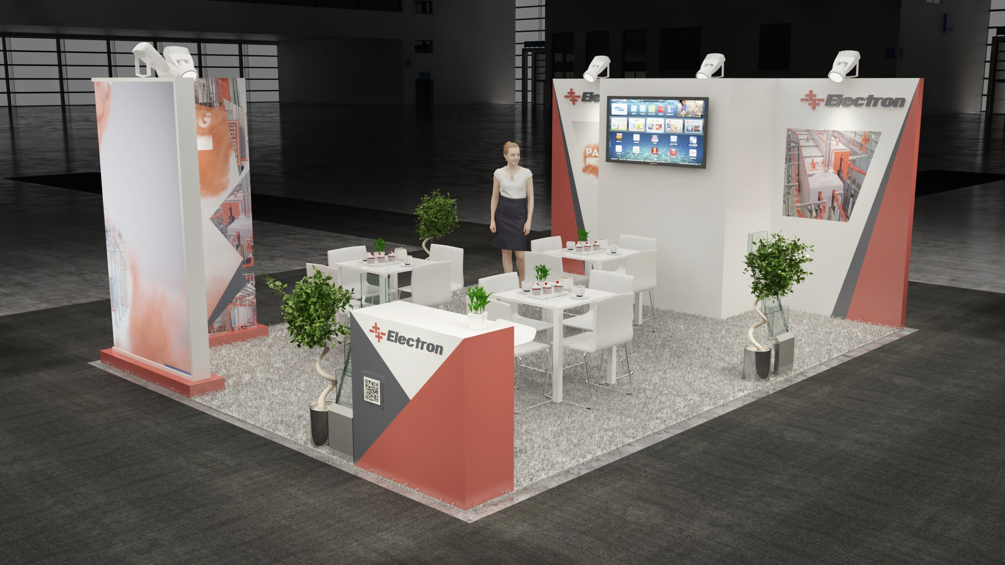 15×20 Exhibit Booth Rental 15-2001