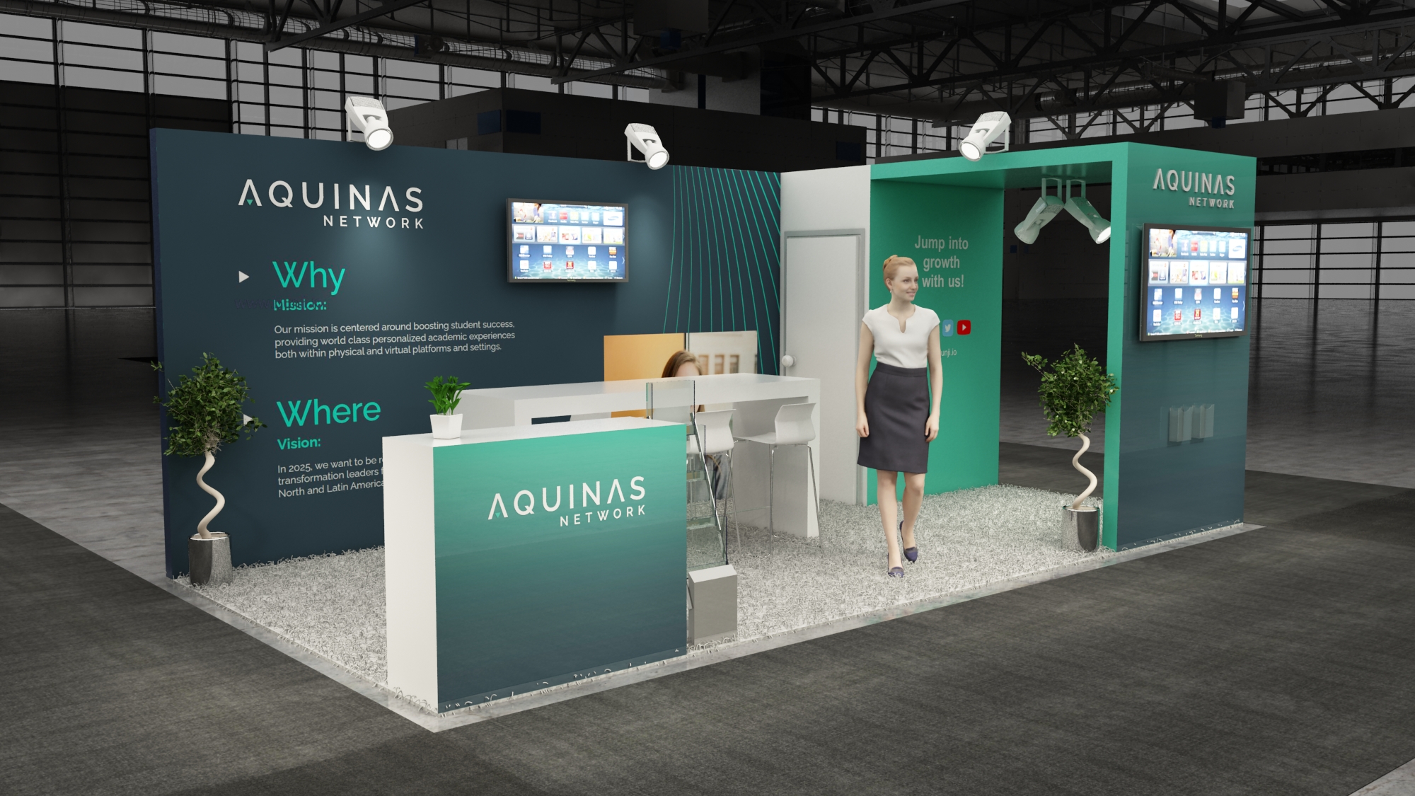 10×20 Exhibit Booth Rental 10-2008