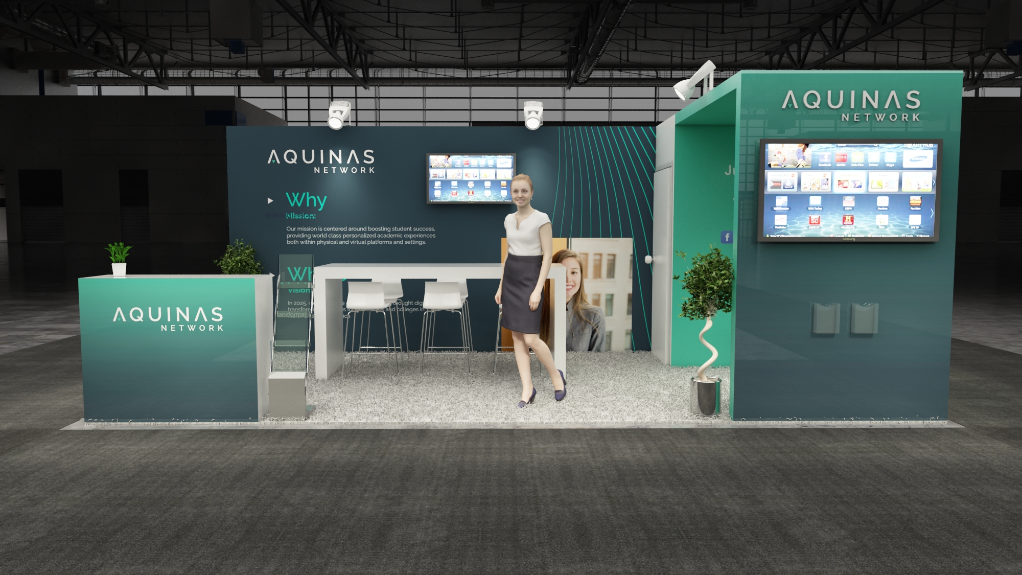 10×20 Exhibit Booth Rental 10-2008