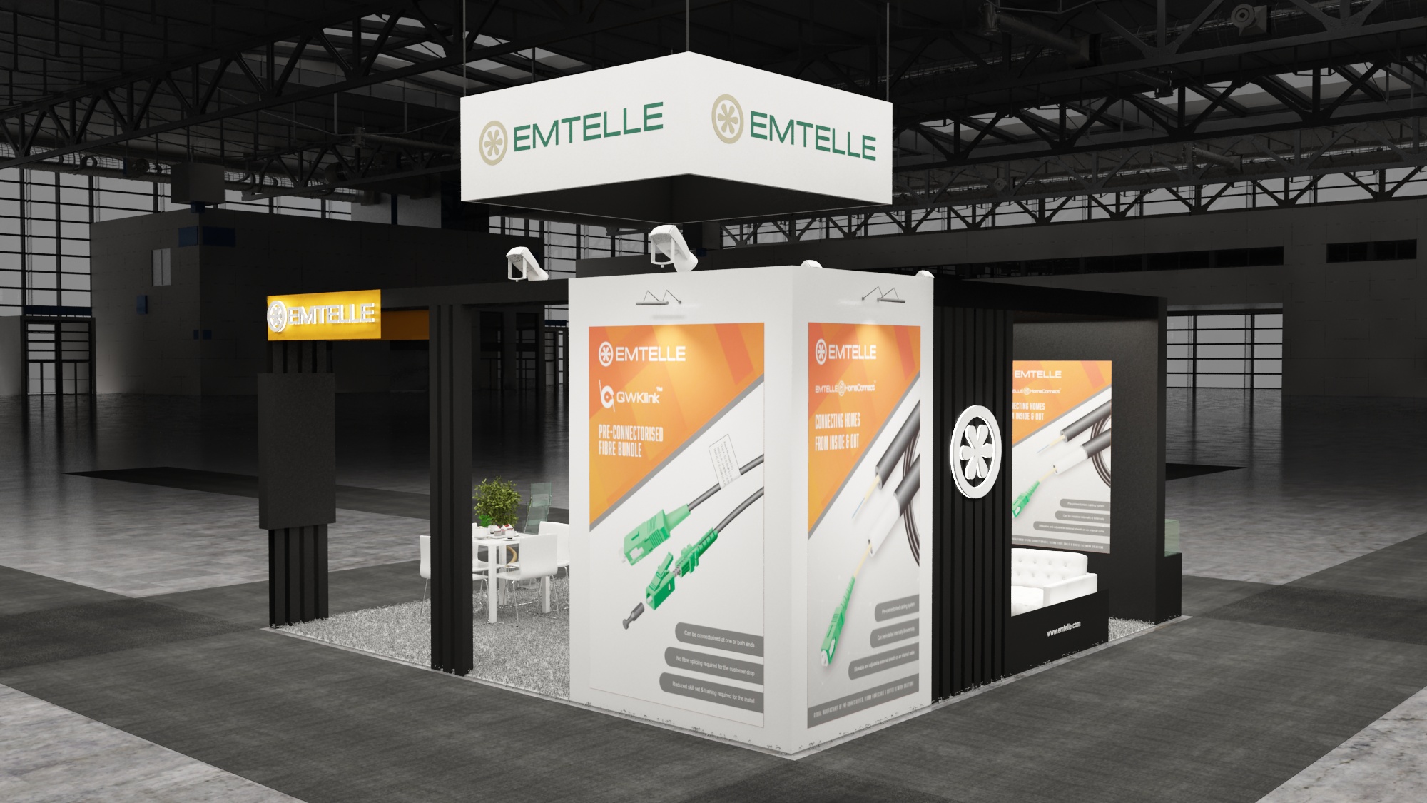 20×20 Exhibit Booth Rental 20-2006