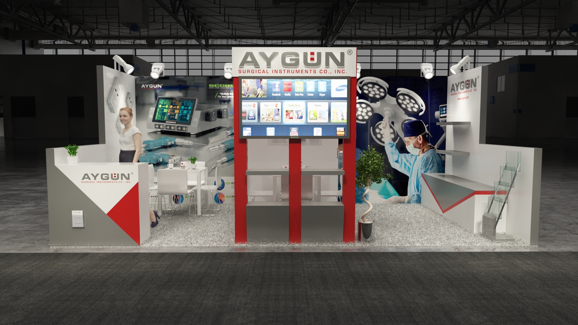 10×20 Exhibit Booth Rental 10-2007