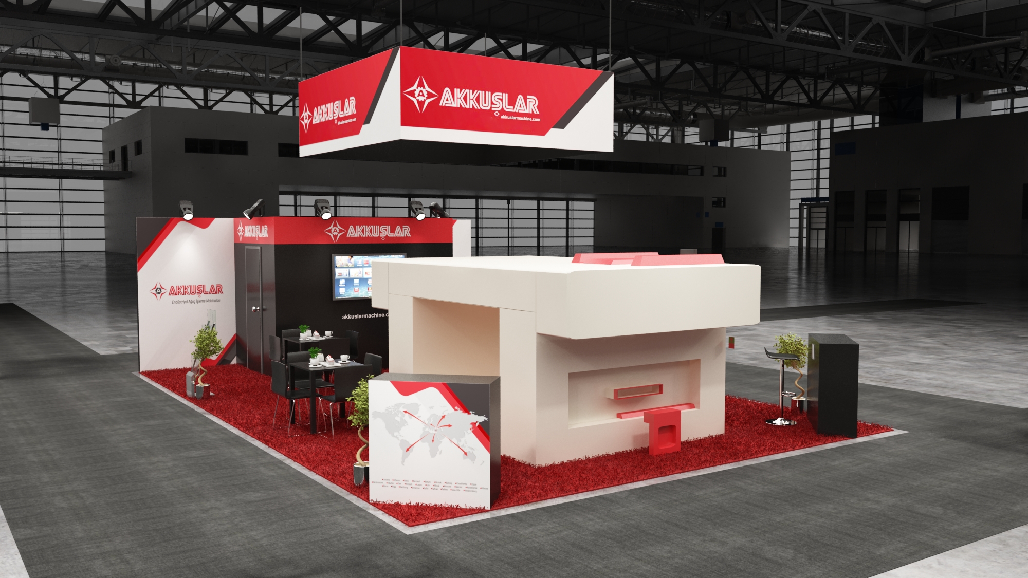 20×30 Exhibit Booth Rental 20-3002