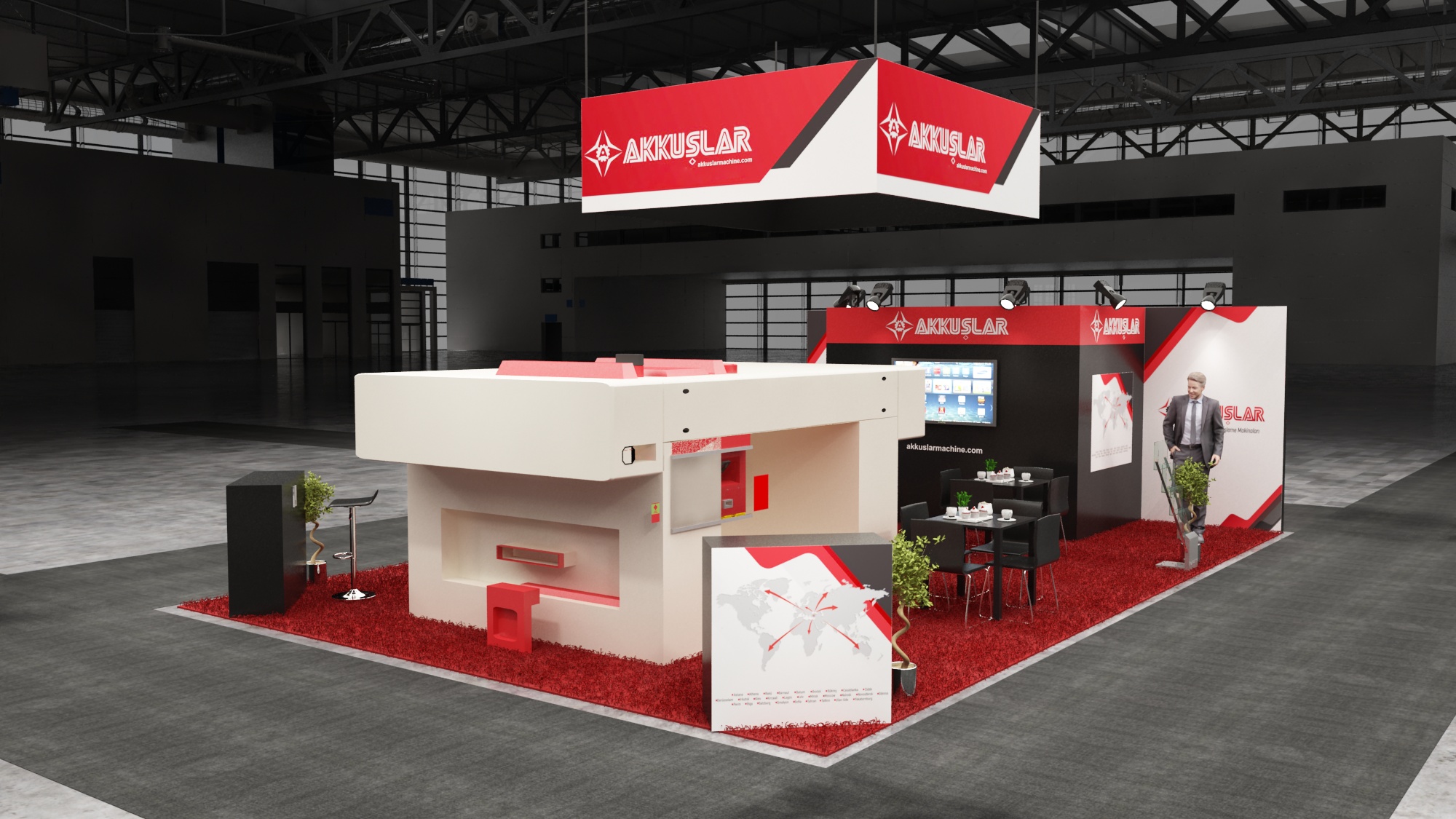 20×30 Exhibit Booth Rental 20-3002