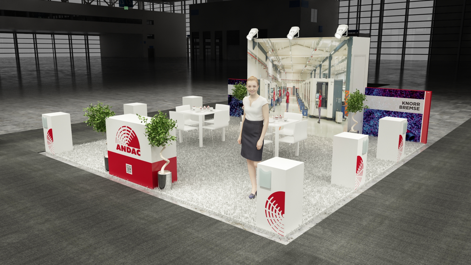 20×20 Exhibit Booth Rental 20-2008