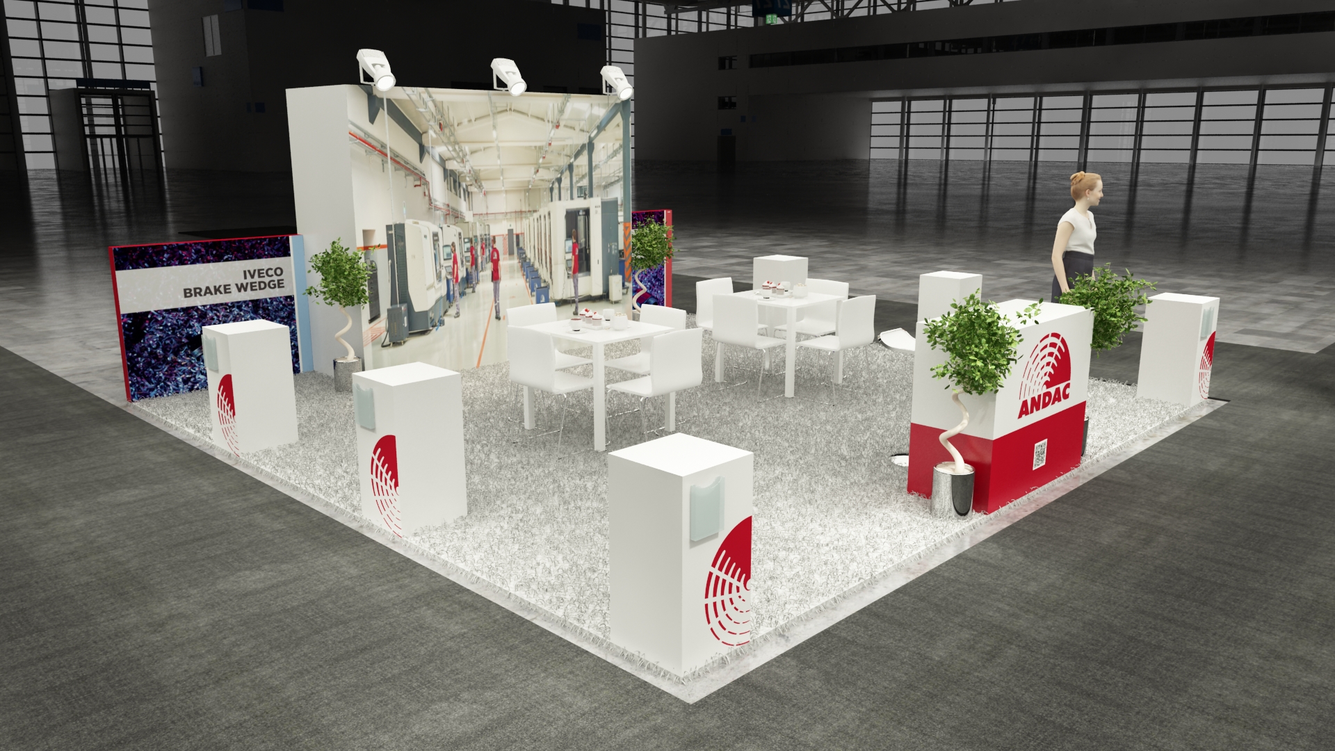 20×20 Exhibit Booth Rental 20-2008