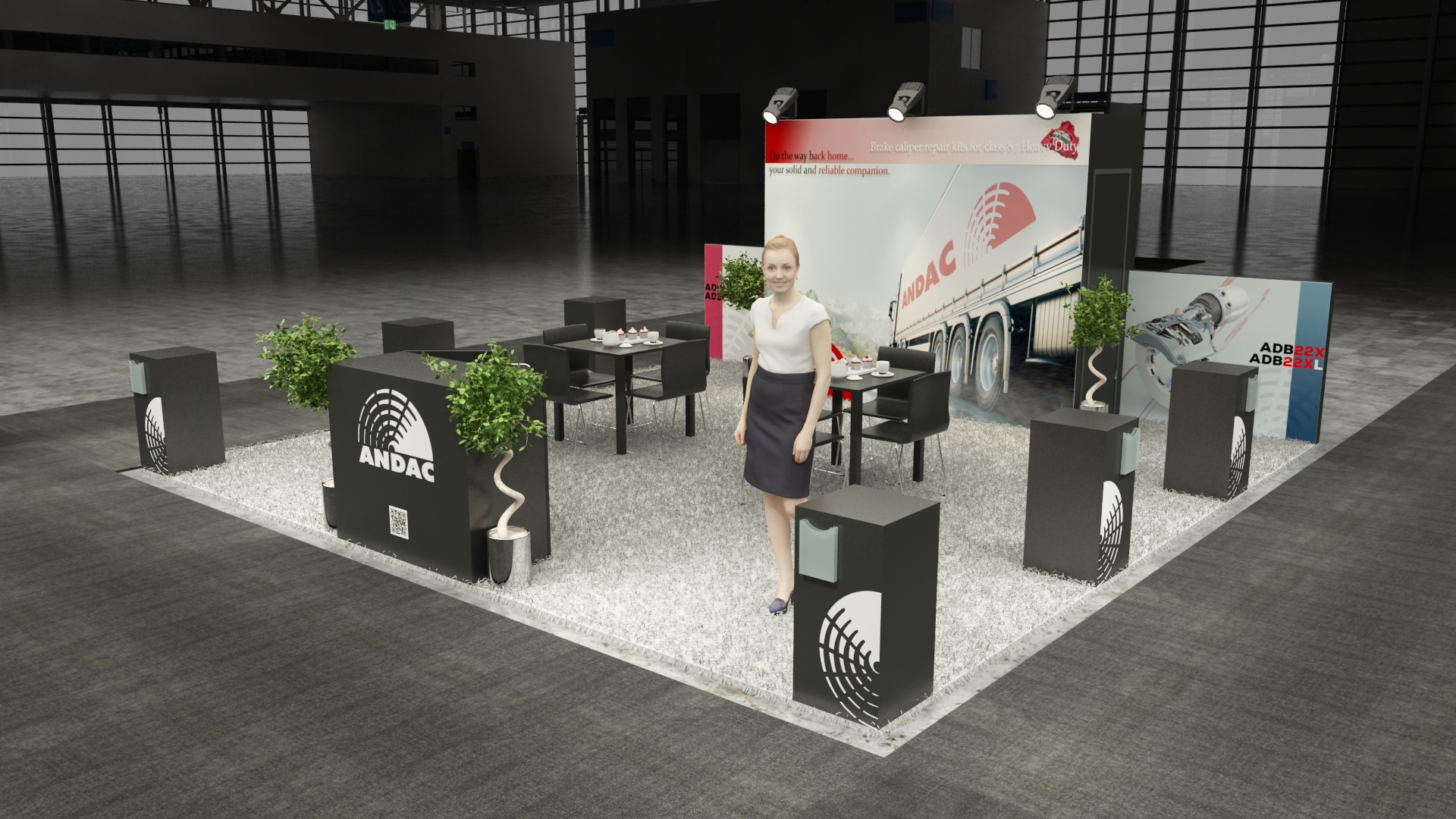 20×20 Exhibit Booth Rental 20-2010