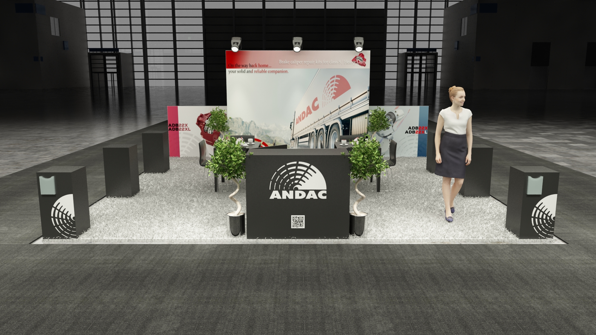 20×20 Exhibit Booth Rental 20-2010
