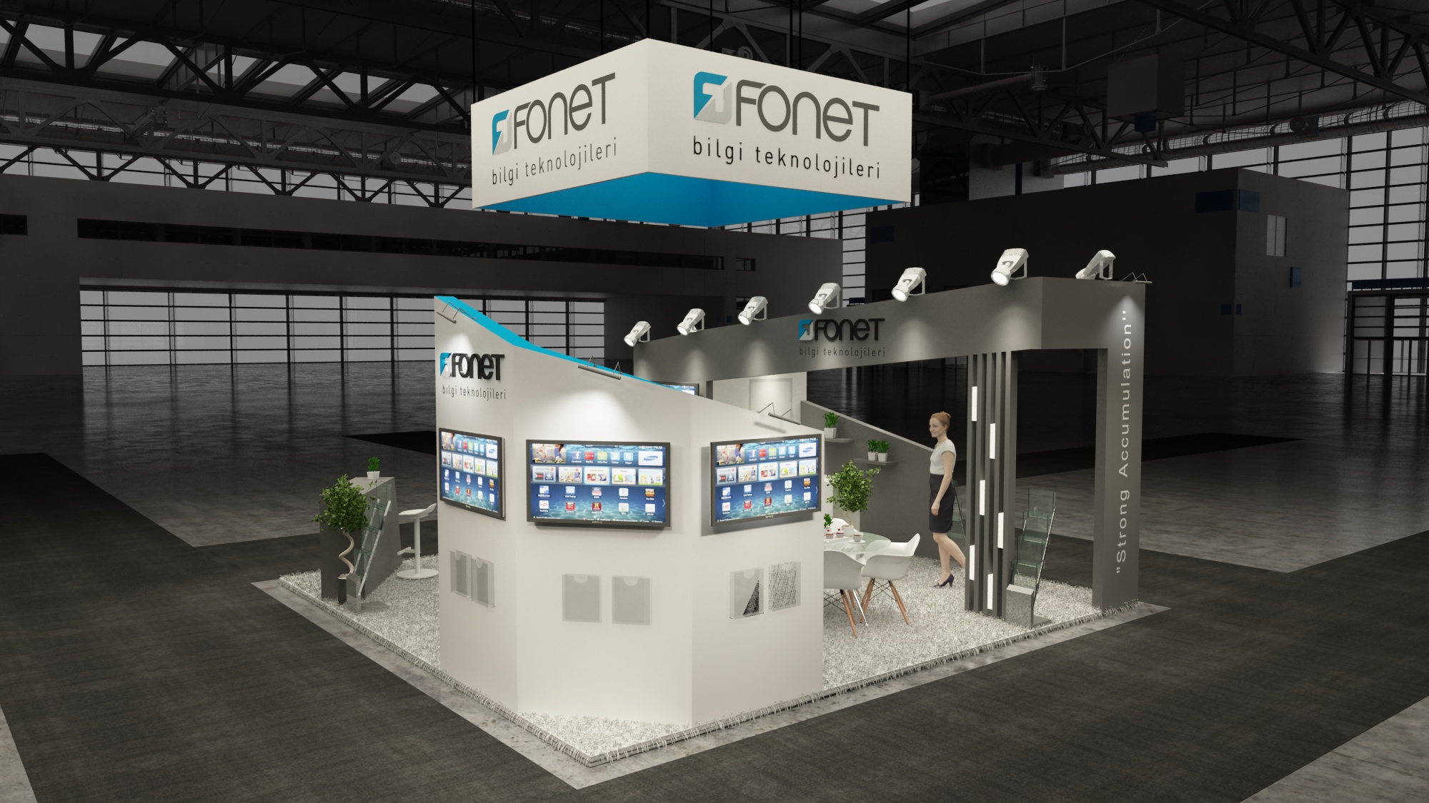 20×20 Exhibit Booth Rental 20-2011