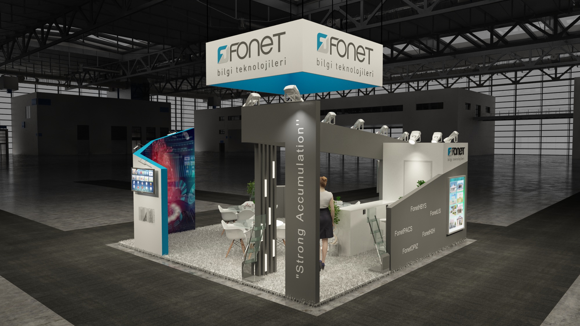 20×20 Exhibit Booth Rental 20-2011