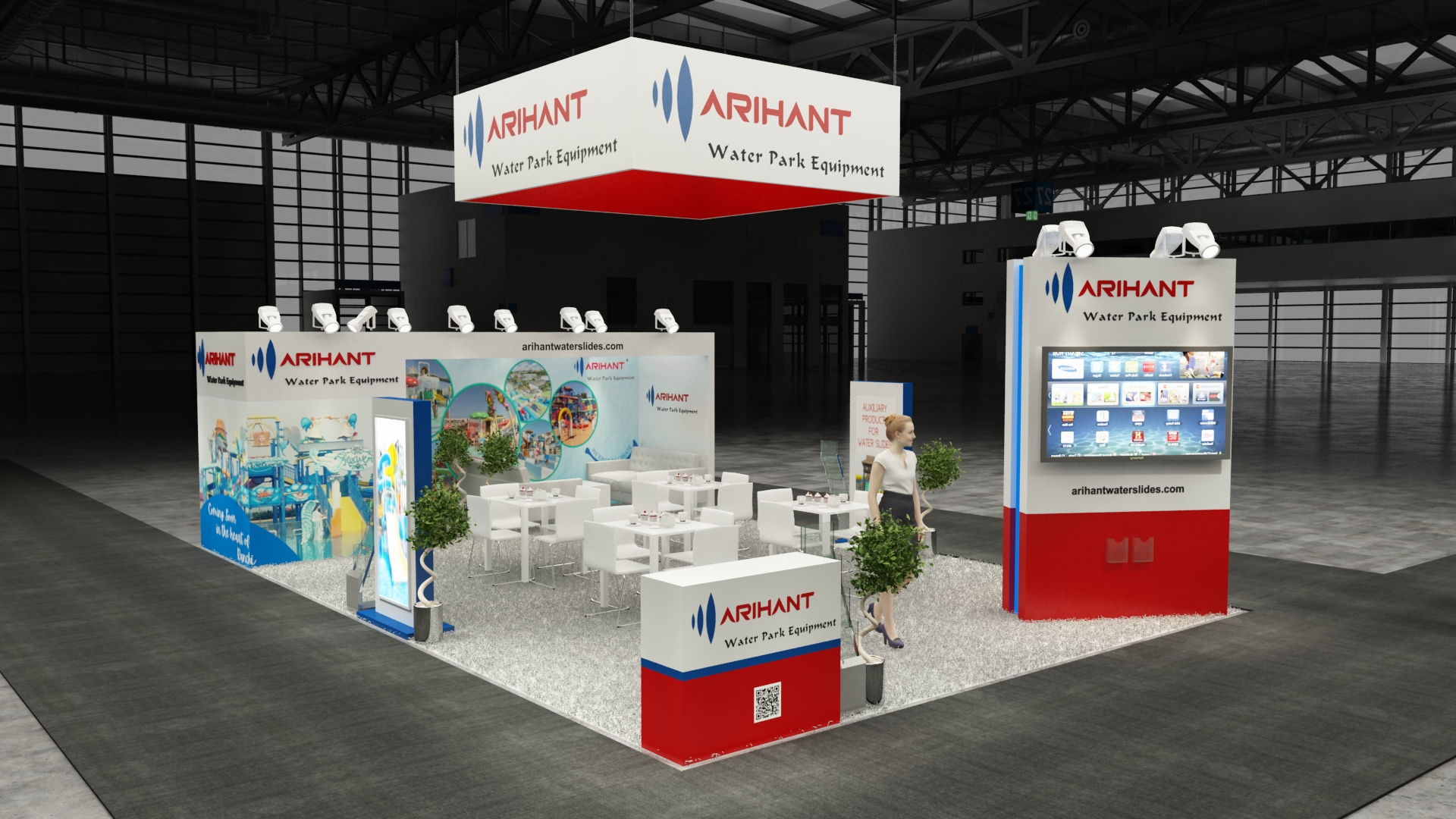 20×30 Exhibit Booth Rental 20-3003