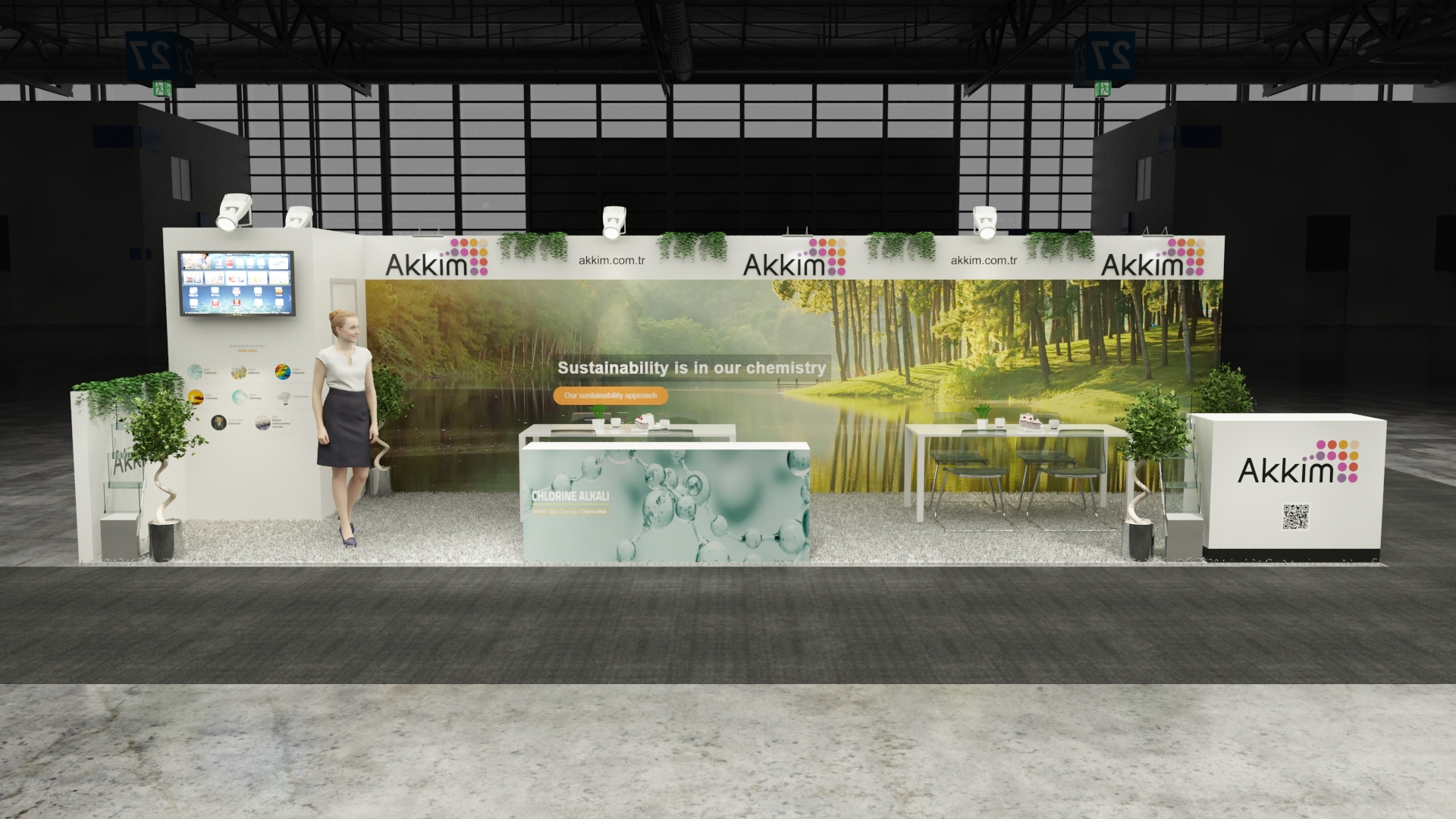 10×30 Exhibit Booth Rental 10-3004
