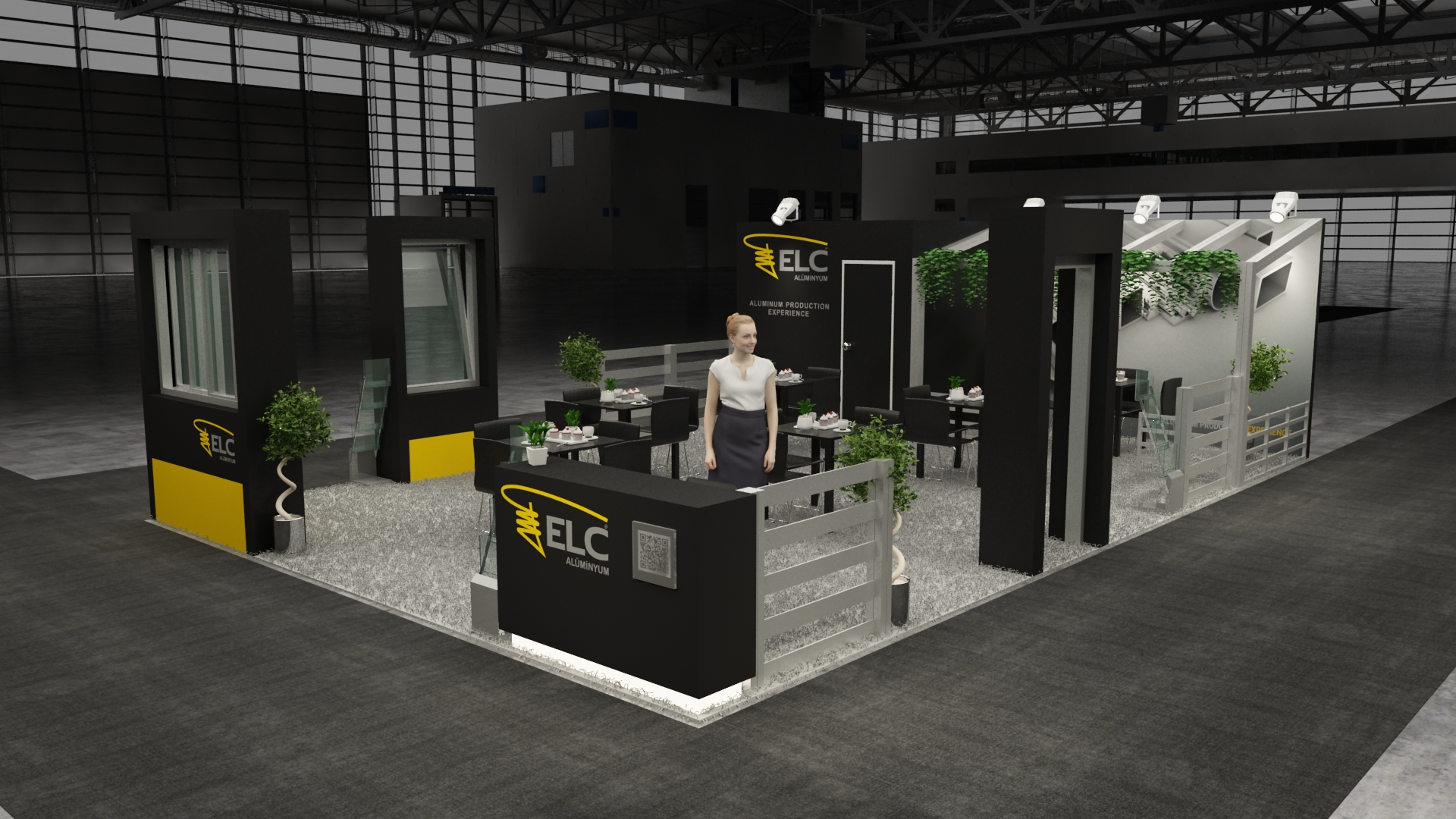 20×30 Exhibit Booth Rental 20-3005
