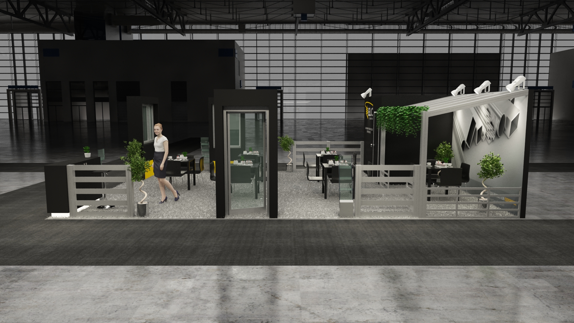 20×30 Exhibit Booth Rental 20-3005