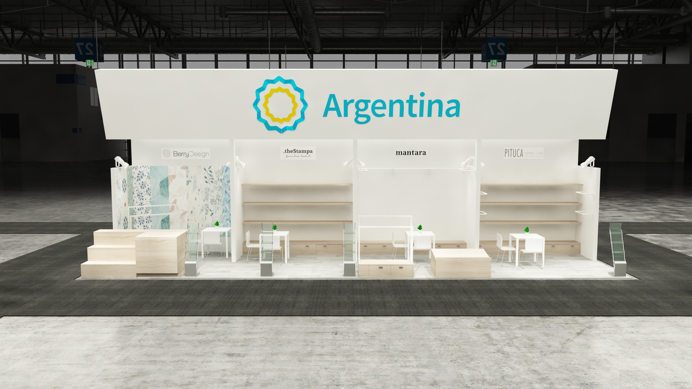 20×40 Exhibit Booth Rental 20-4002
