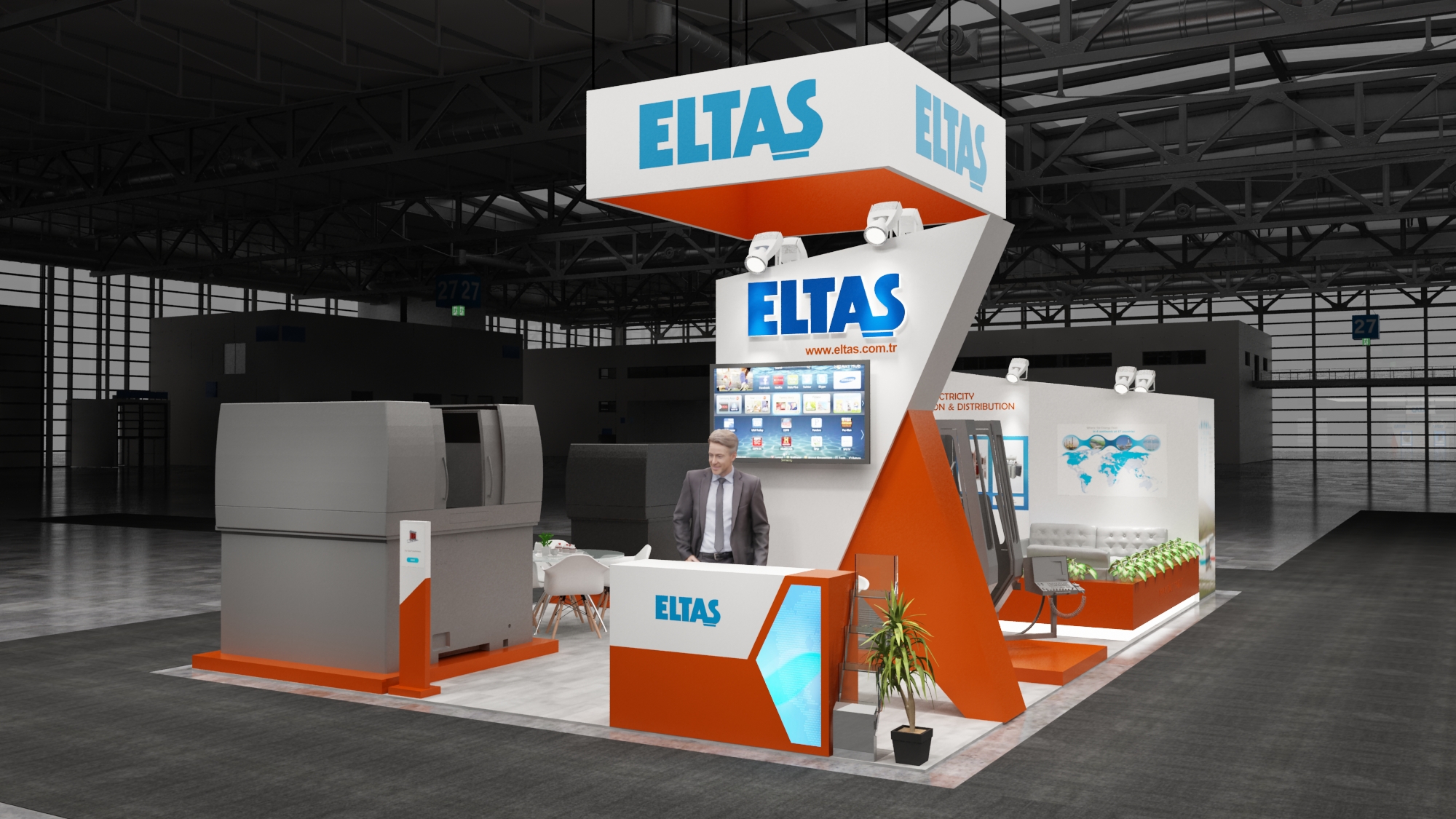 20×30 Exhibit Booth Rental 20-3006