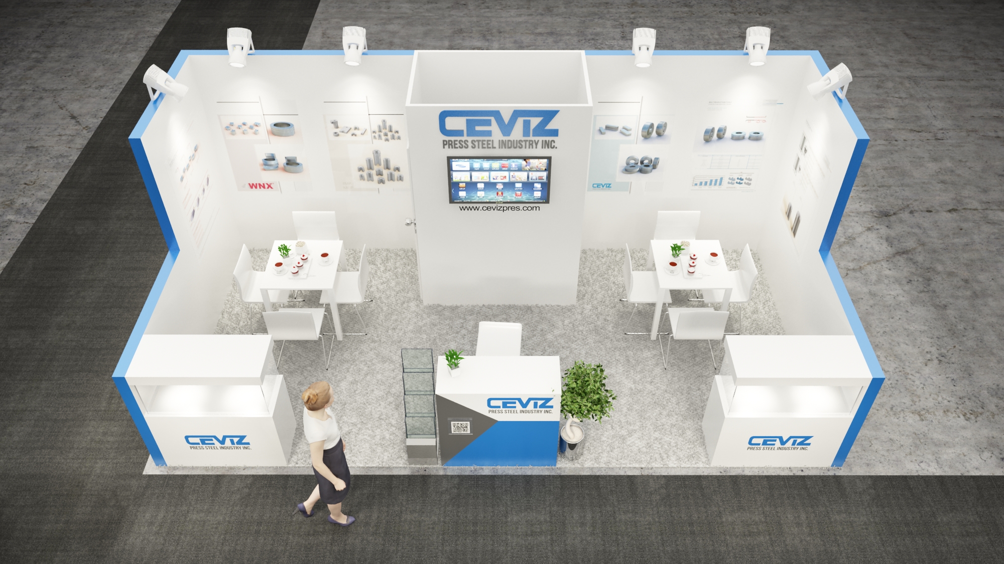 10×20 Exhibit Booth Rental 10-2019