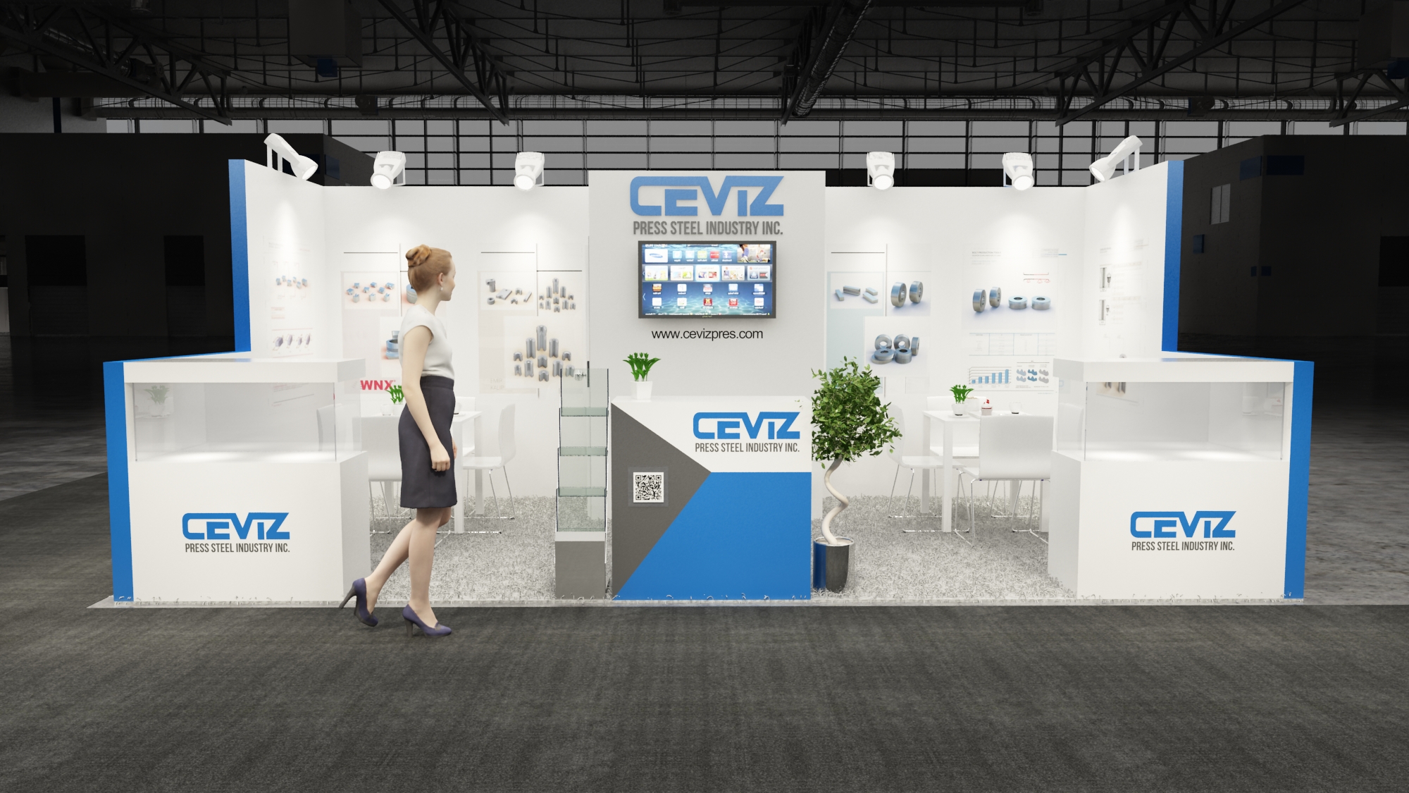 10×20 Exhibit Booth Rental 10-2019
