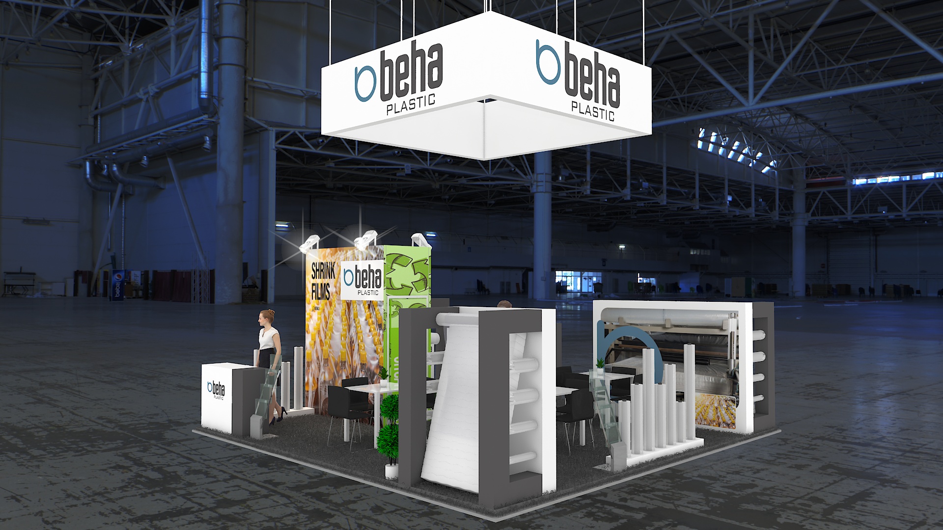 20×20 Exhibit Booth Rental 20-2017