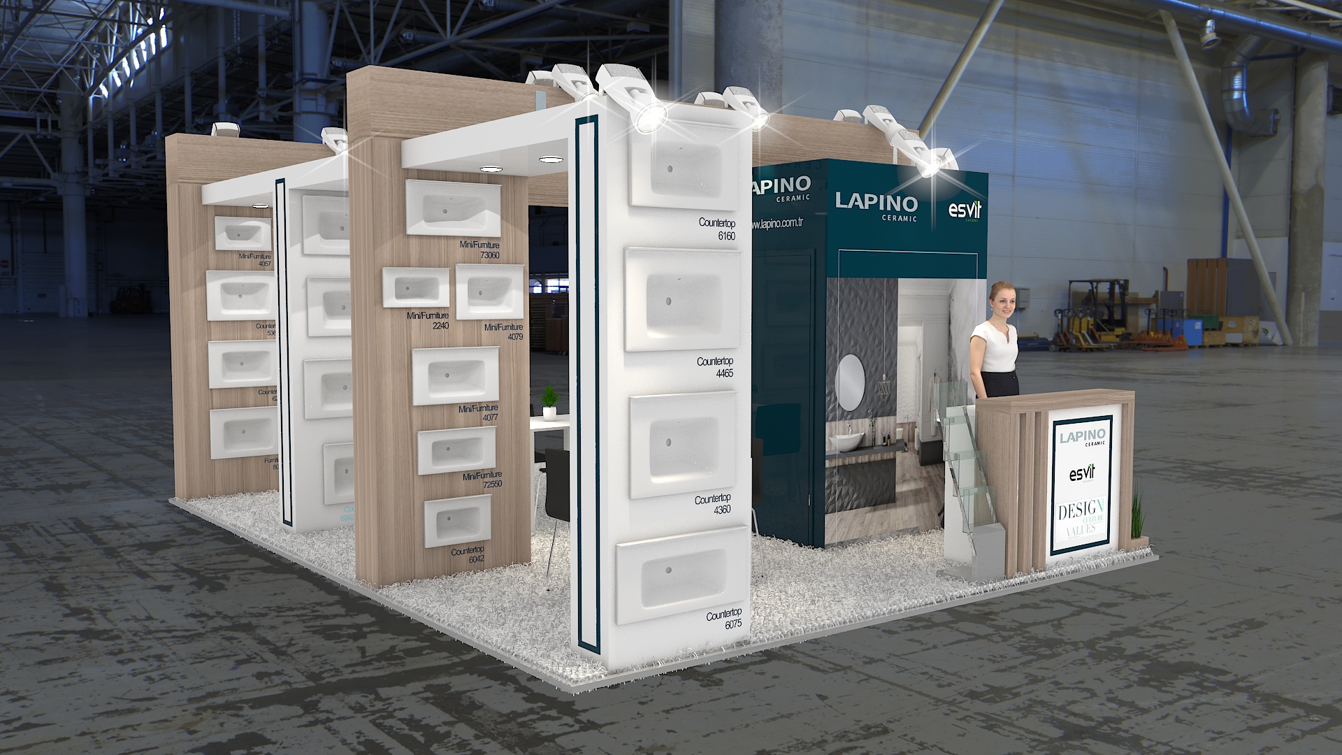 15×20 Exhibit Booth Rental 15-2003