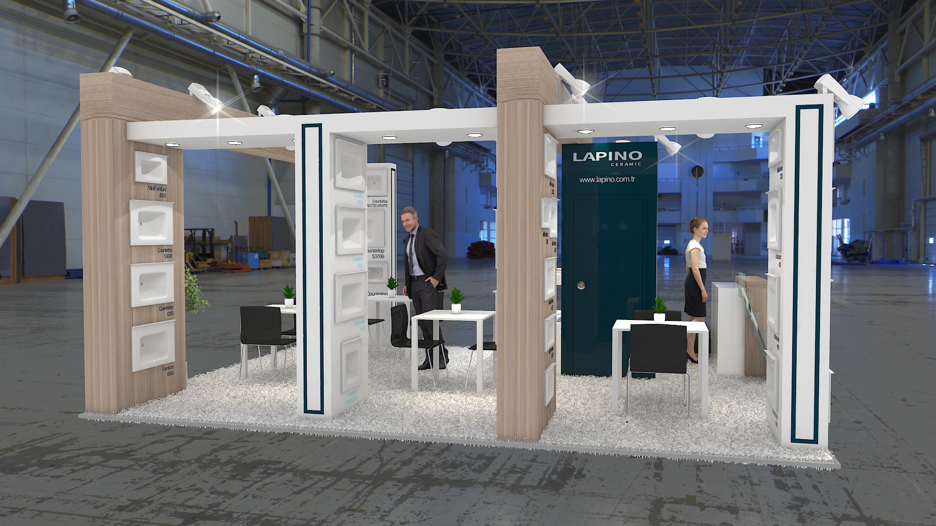 15×20 Exhibit Booth Rental 15-2003