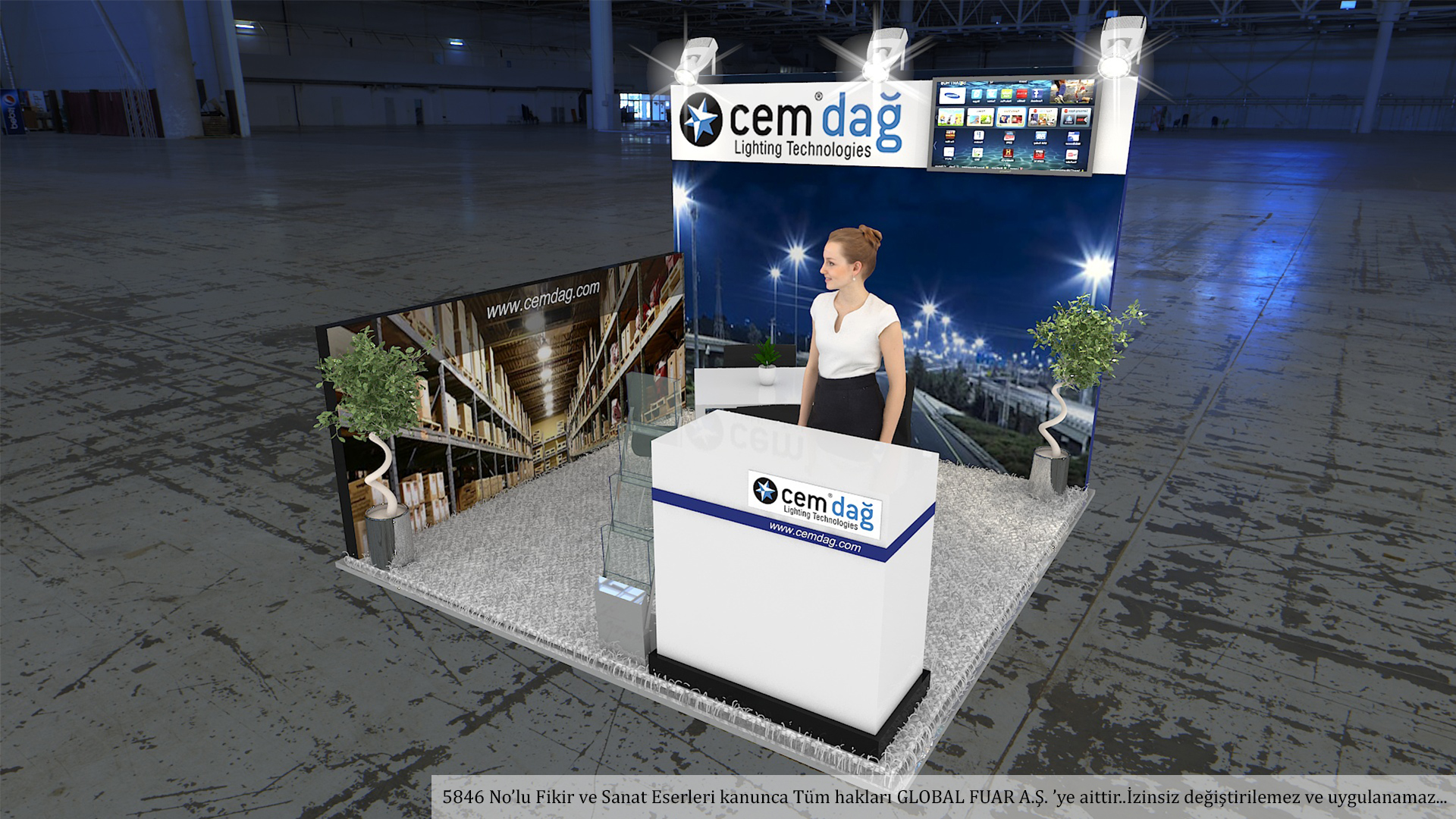 10×10 Exhibit Booth Rental 10-1010