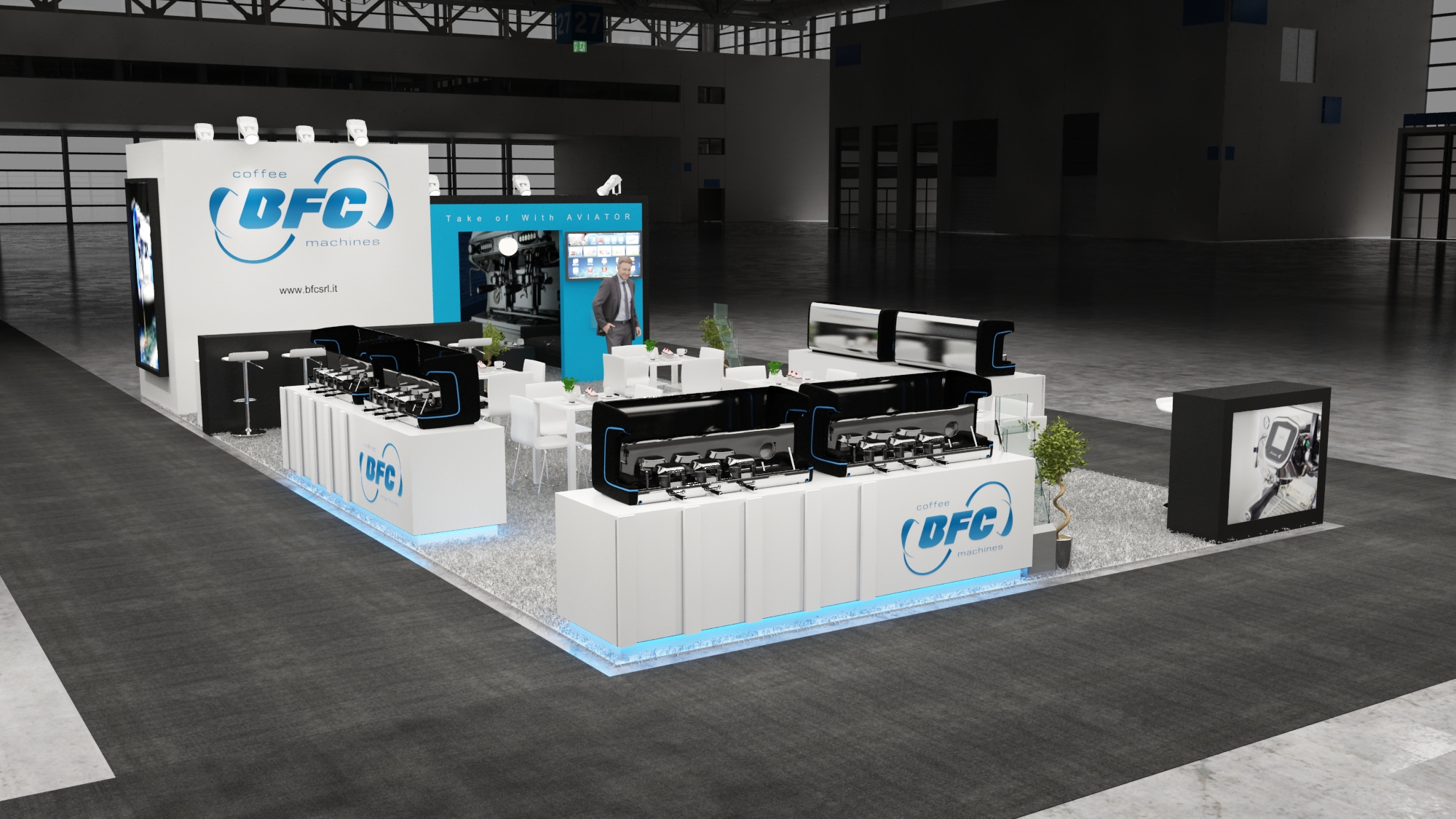 20×40 Exhibit Booth Rental 20-4004
