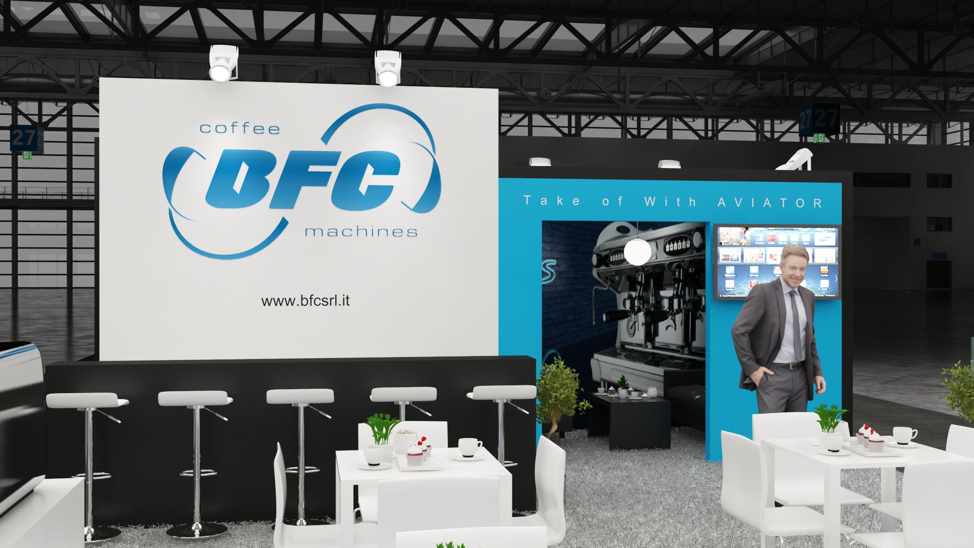 20×40 Exhibit Booth Rental 20-4004