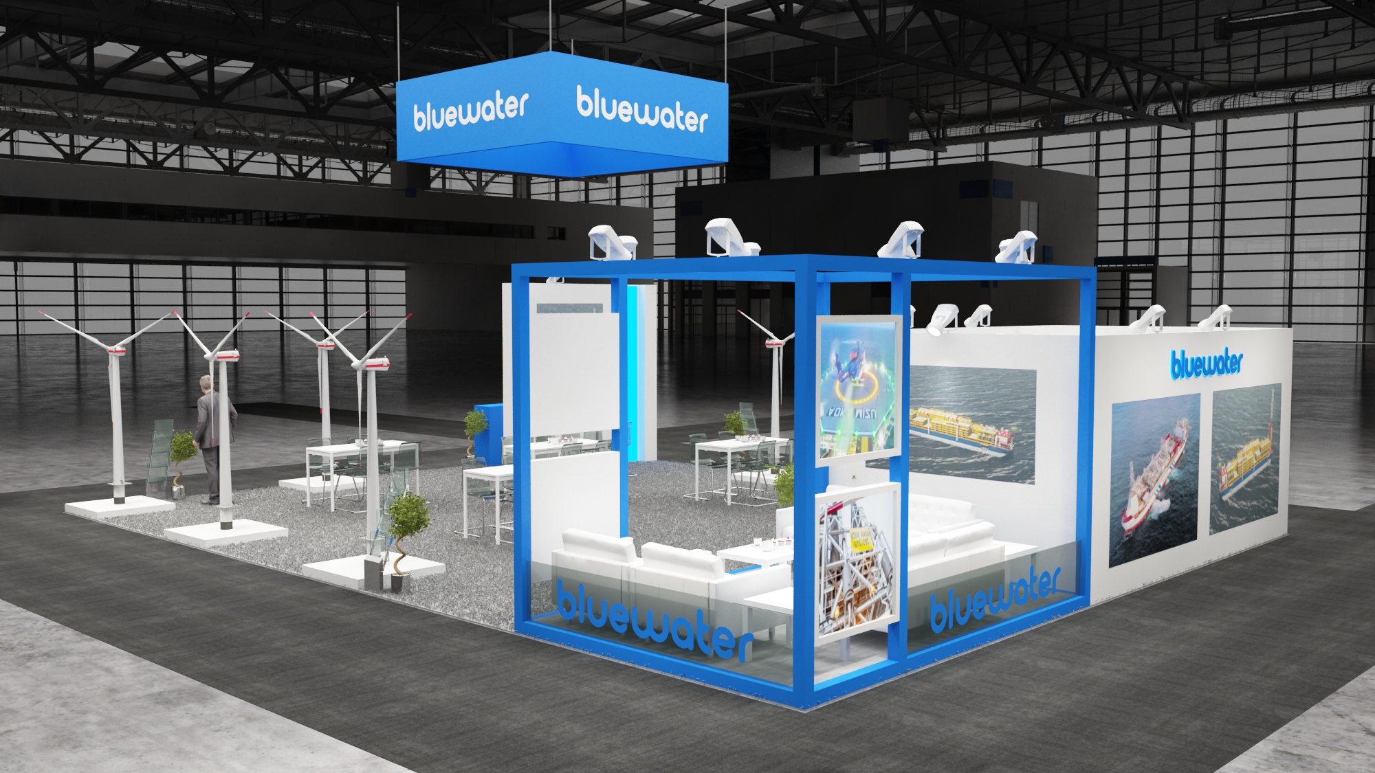 30×40 Exhibit Booth Rental 30-4005
